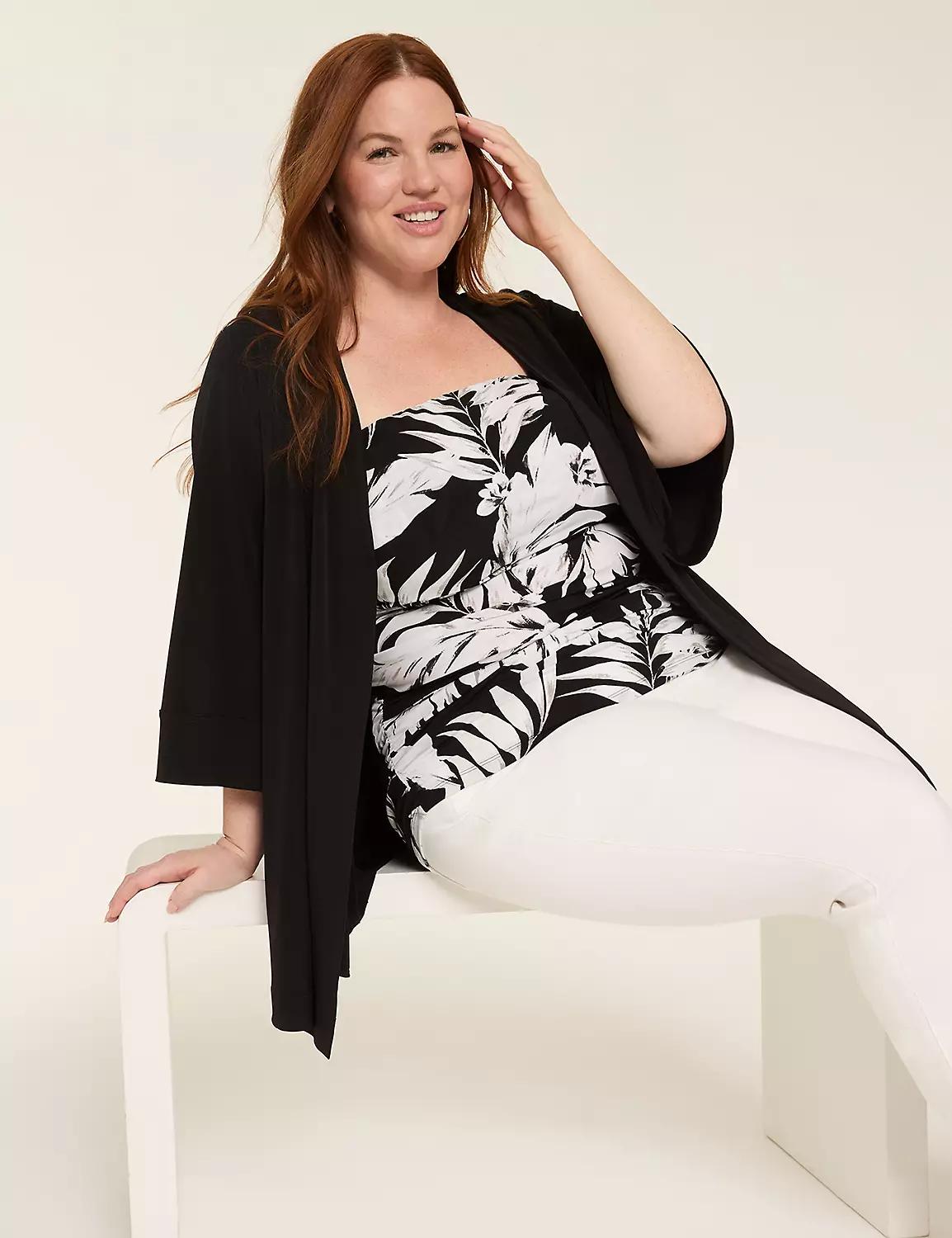 Relaxed Wide 3/4-Sleeve Overpiece Product Image