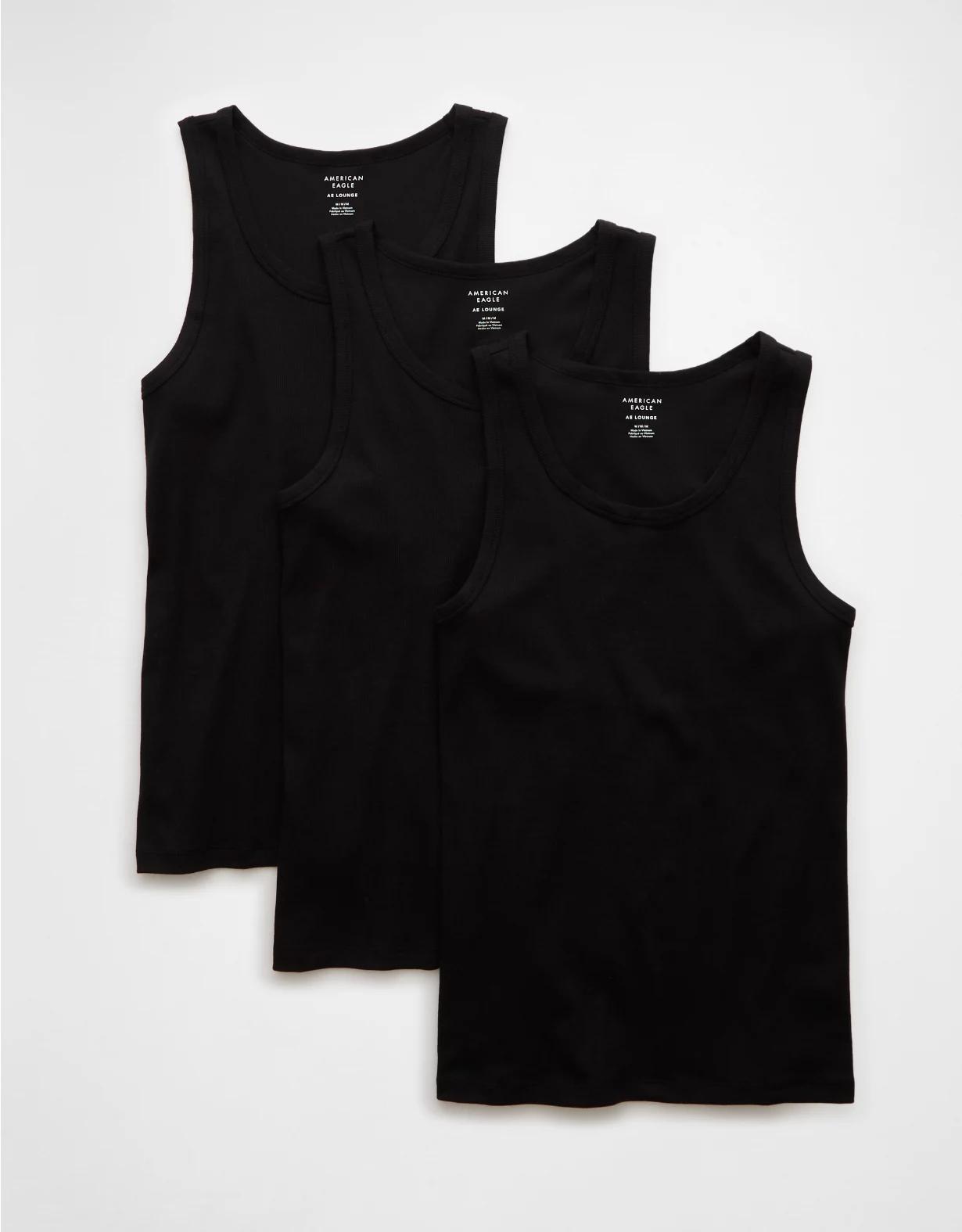 AE Ribbed Tank Top 3-Pack Product Image