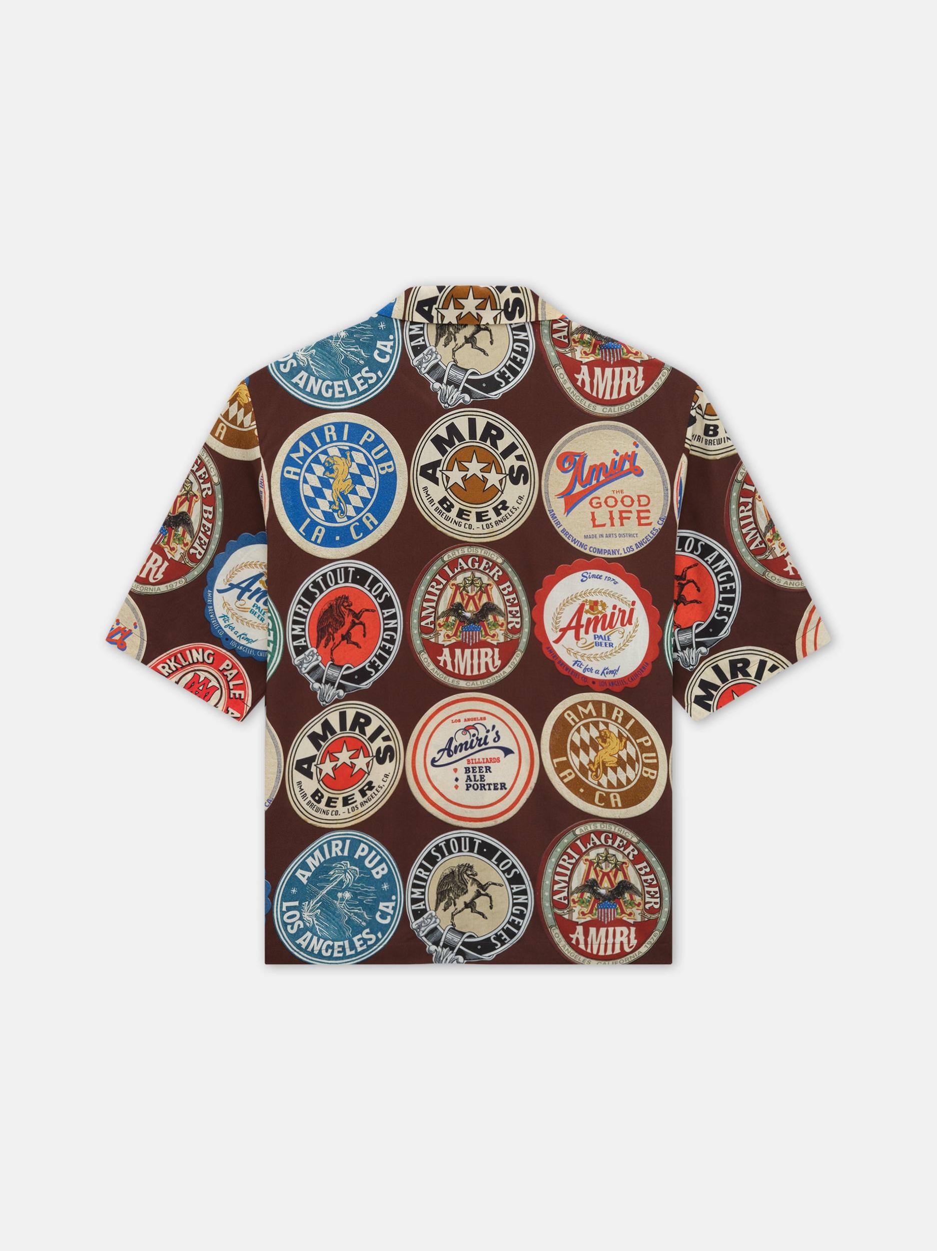 AMIRI COASTERS BOWLING SHIRT - Chocolate Product Image
