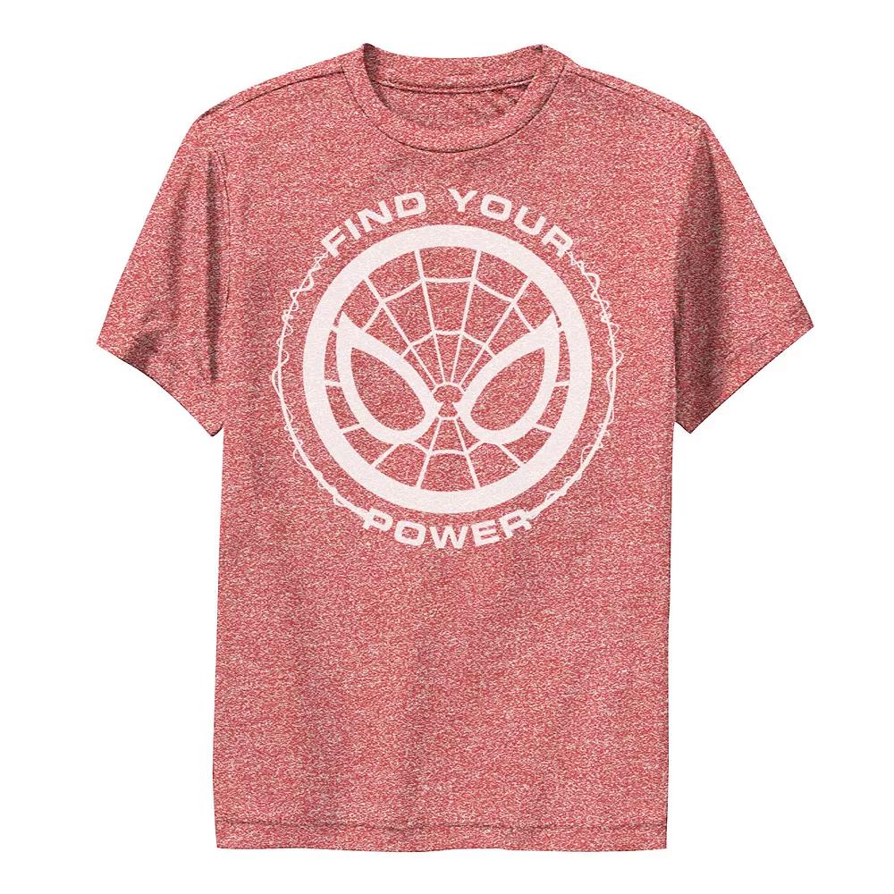 Boys 6-20 Marvel Spider-Man Find Your Power Simple Logo Performance Graphic Tee, Boy's,  Product Image