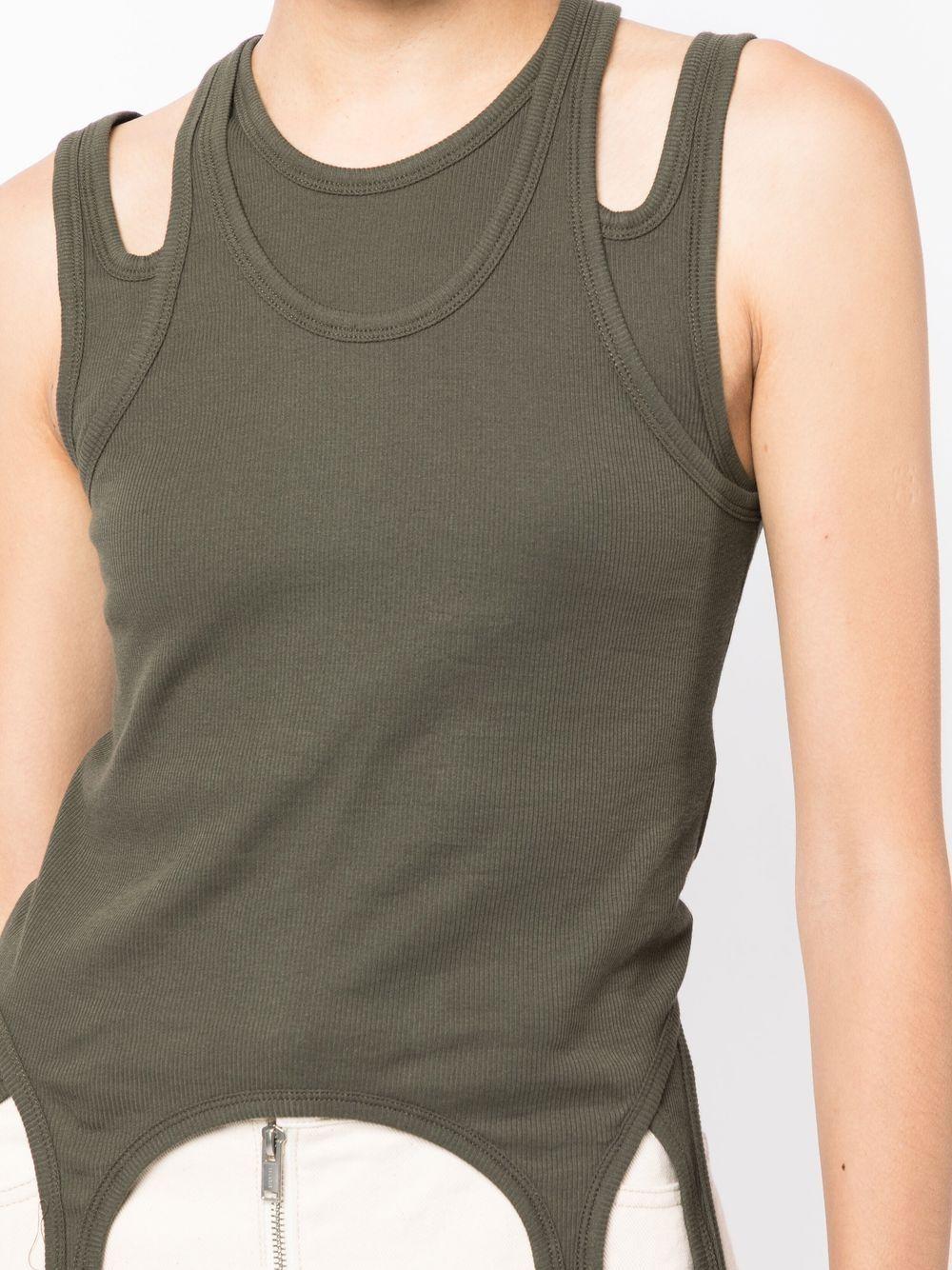 cut-out detail tank top Product Image