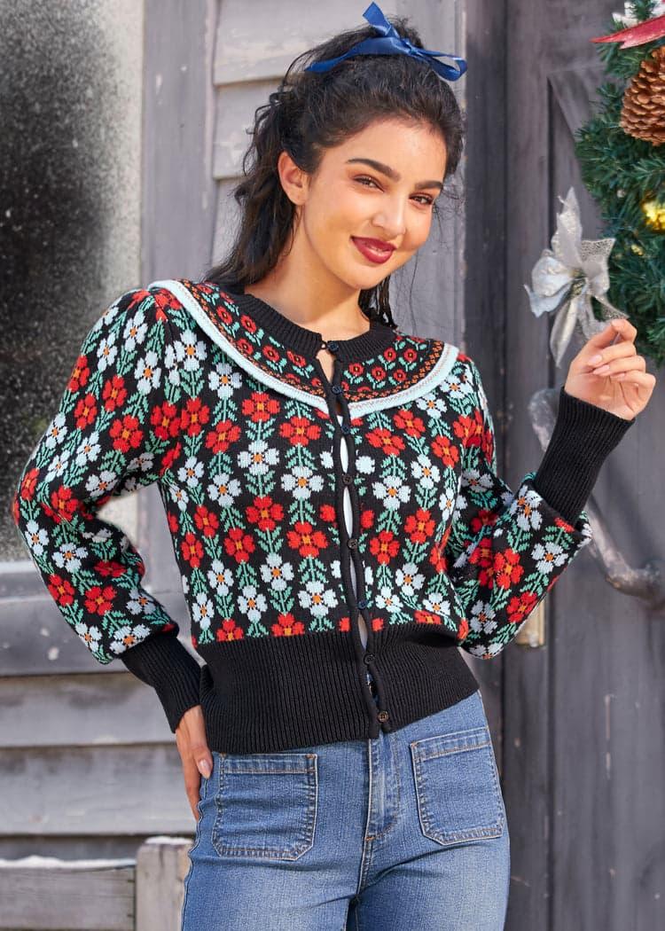 Timeless Tapestry Jacquard Cardigan Product Image