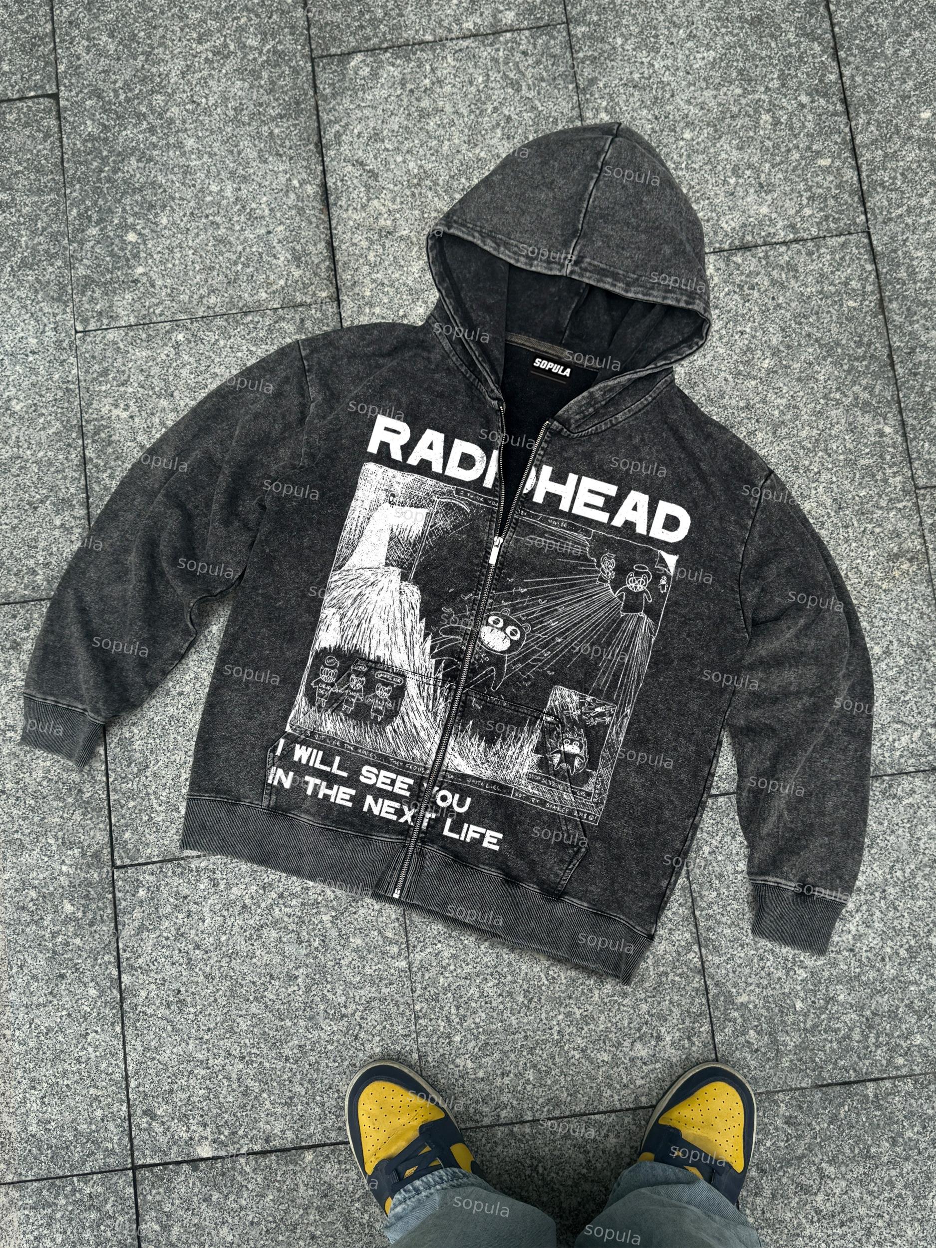 Sopula Richer Than My Opps Graphics Cropped Hoodie Product Image