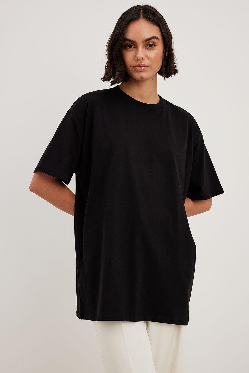 Round Neck Oversized Tee Product Image