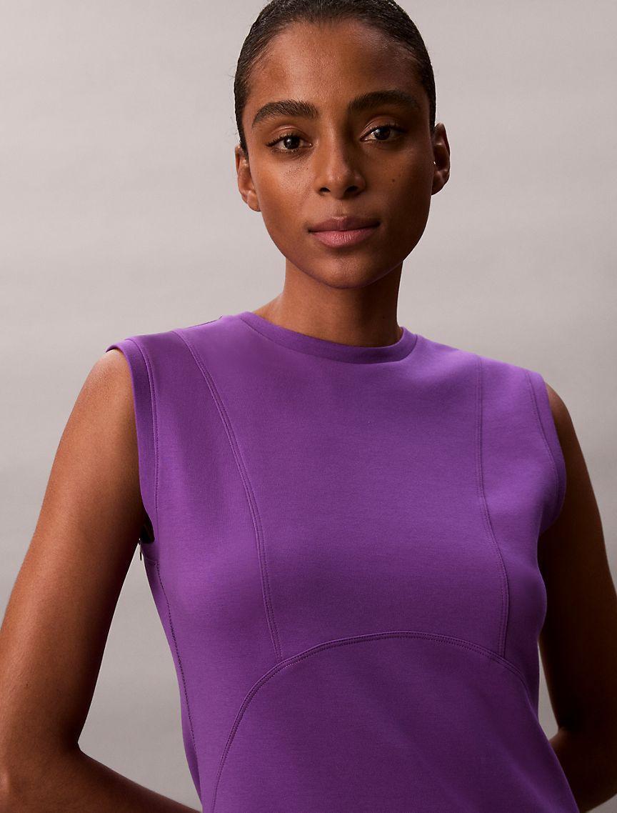 Smooth Sleeveless Mini Dress Product Image