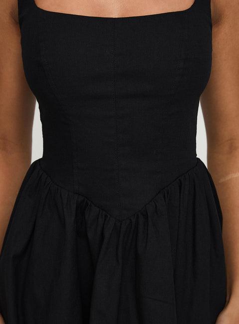 Martie Mini Dress Black Product Image