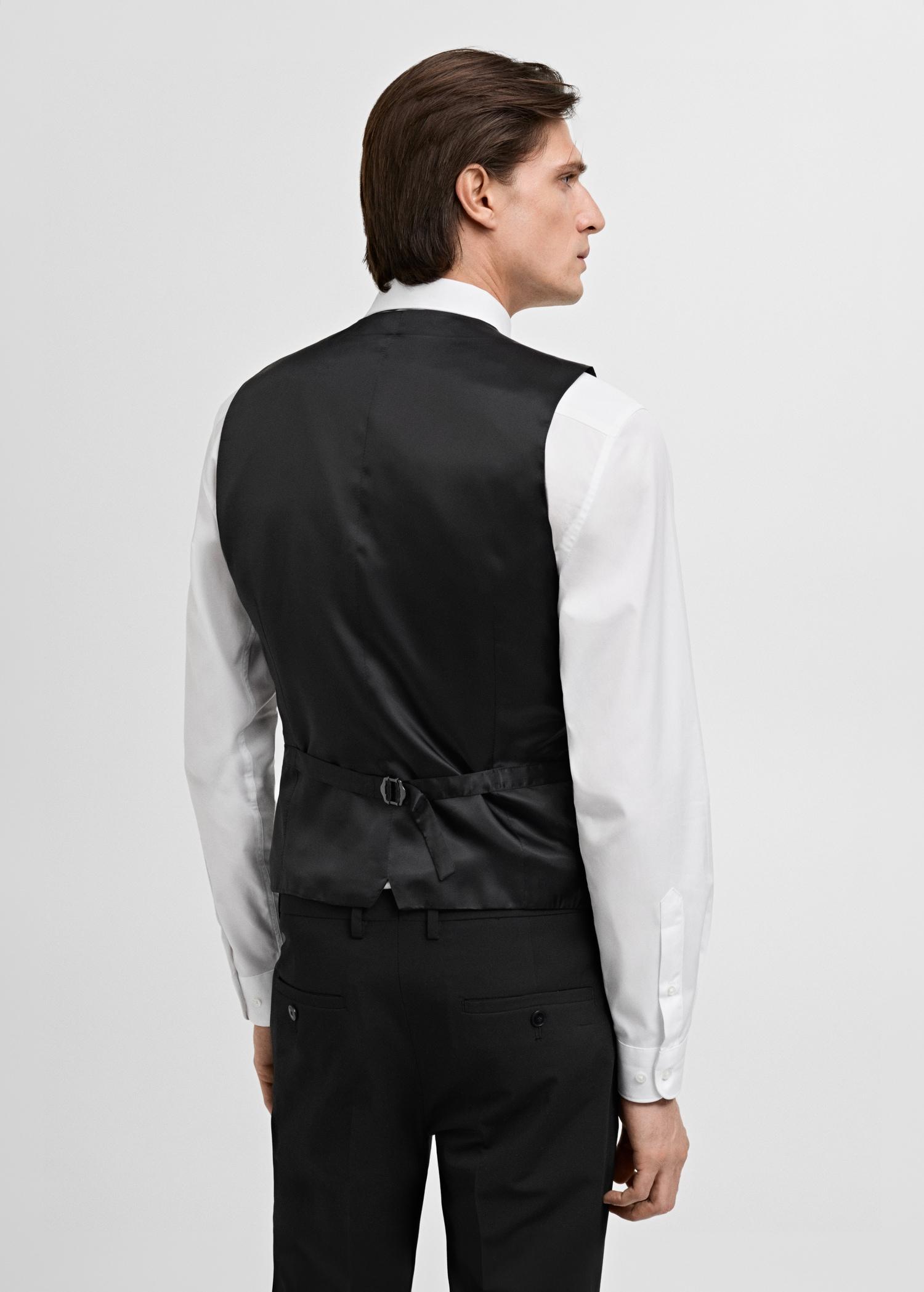 Paris super slim-fit suit vest - Men | MANGO USA Product Image