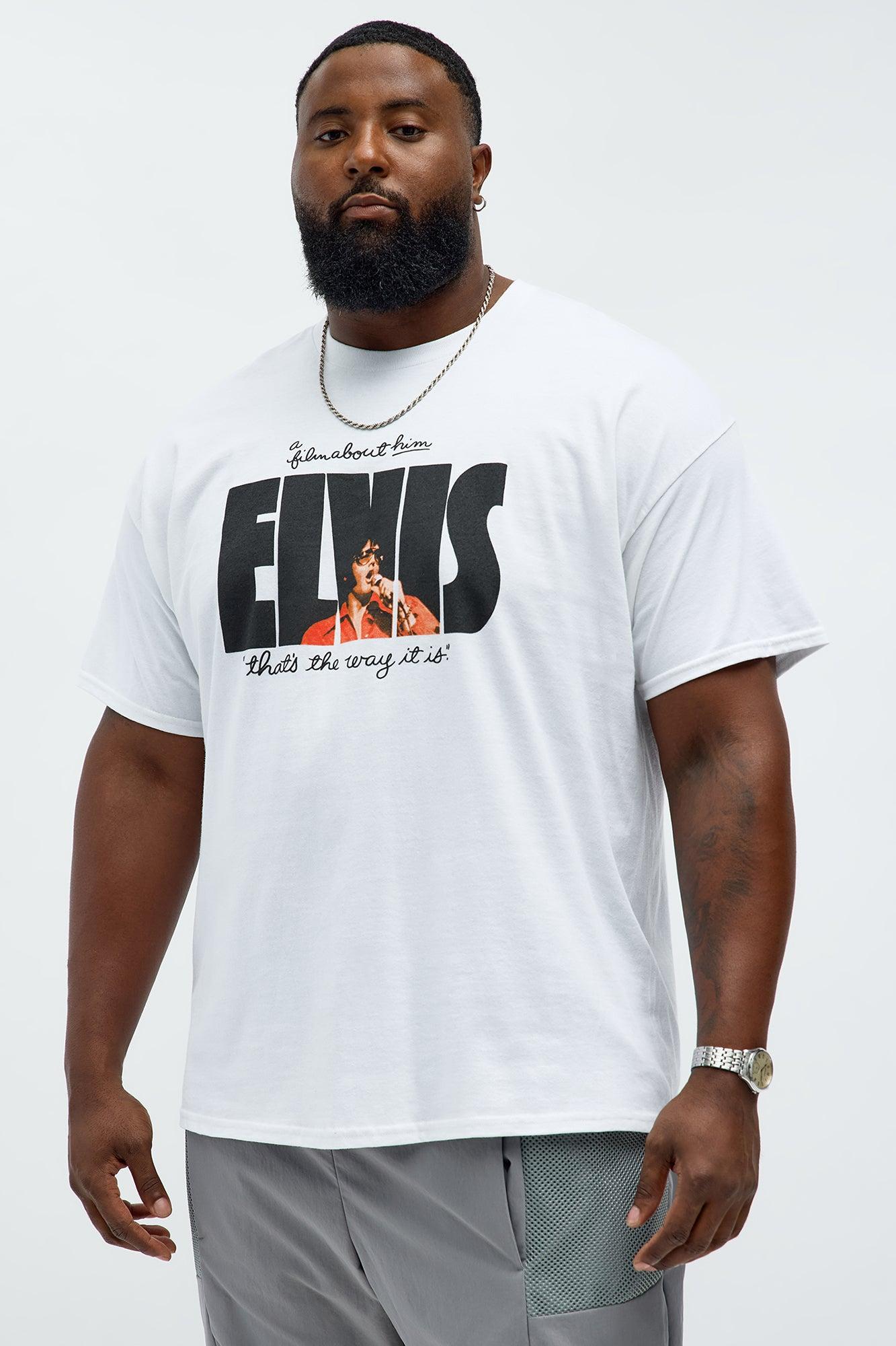 Elvis That's The Way Short Sleeve Tee - White Product Image