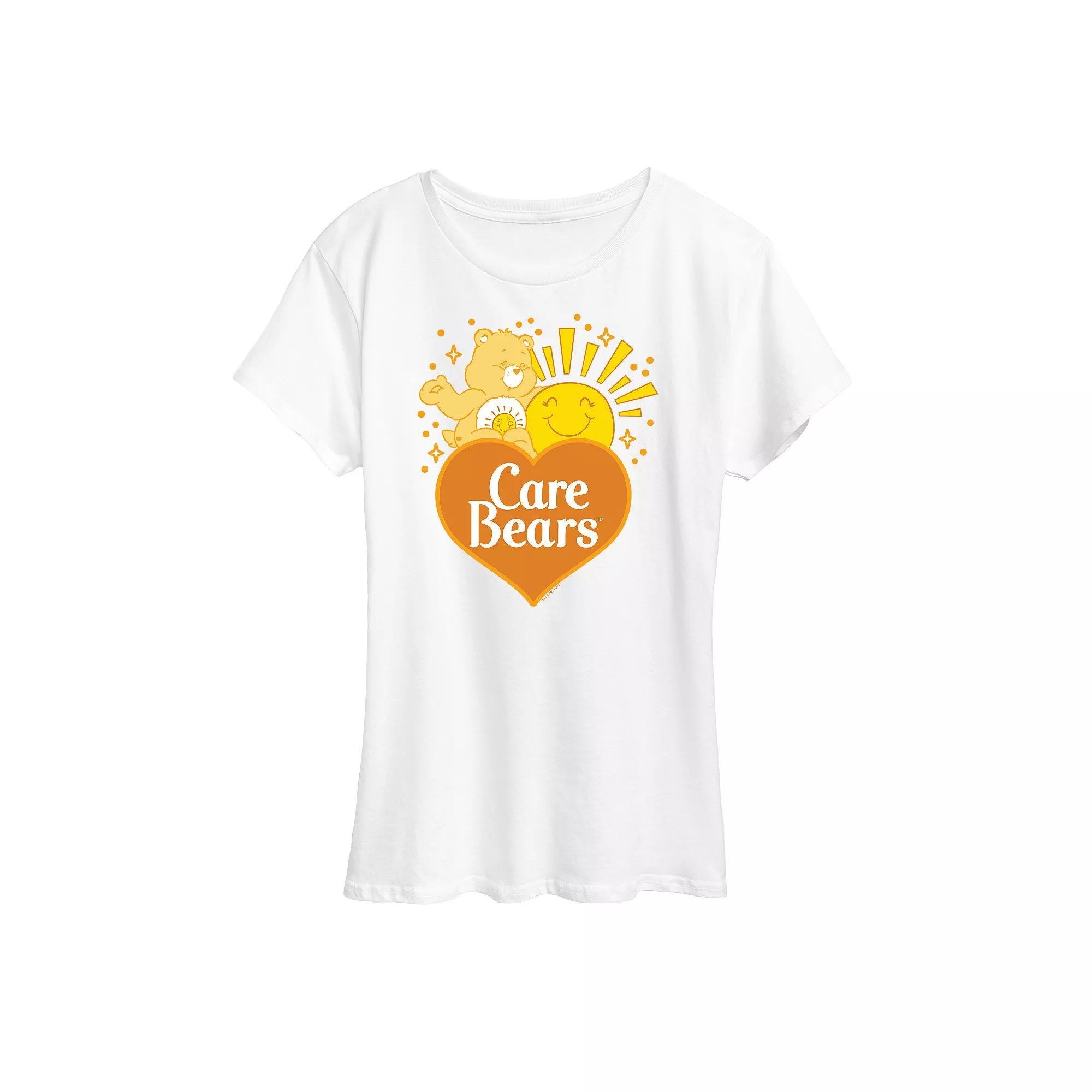 Women's Care Bears Funshine Logo Graphic Tee,  Product Image