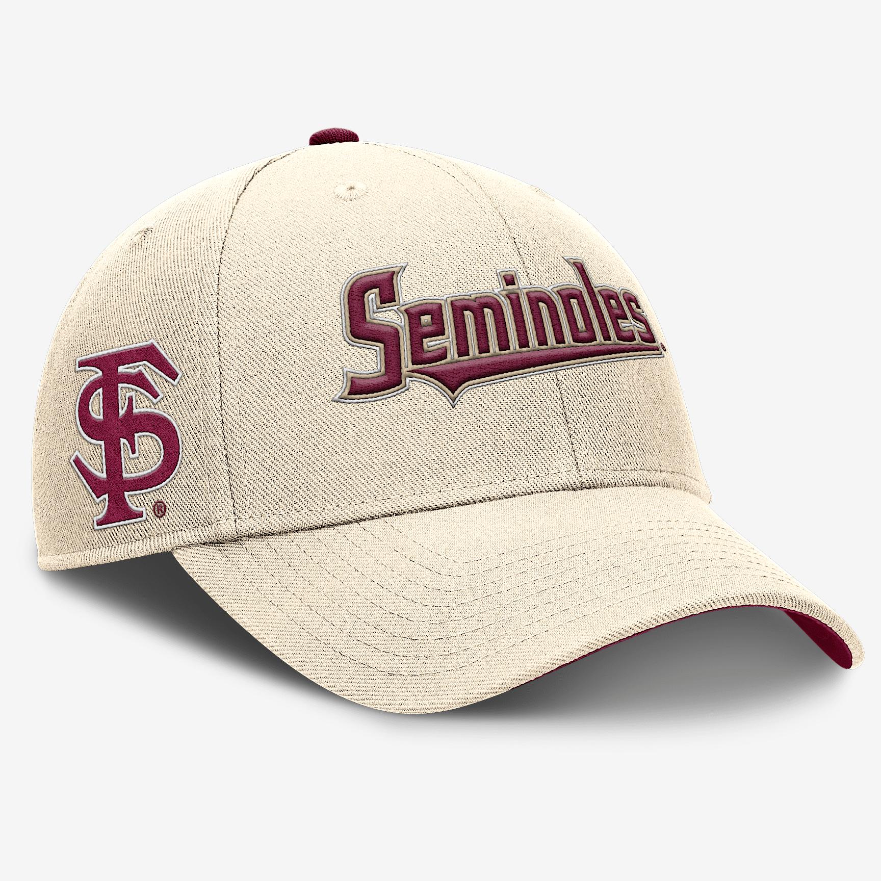 Florida State Seminoles Primetime Rise Nike Men's College Adjustable Hat Product Image