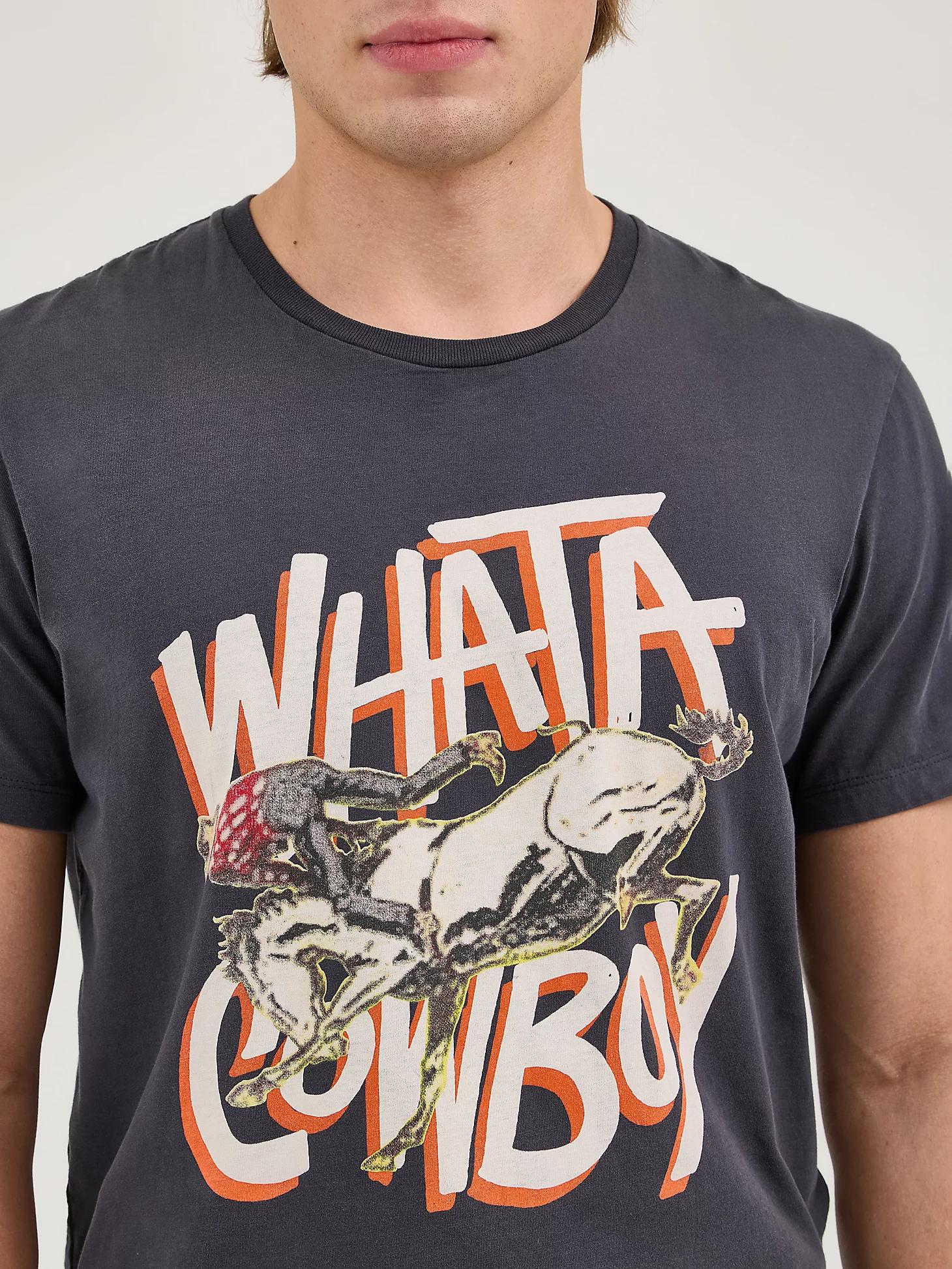 Wrangler x Whataburger Men's Cowboy Graphic T-Shirt in Faded Product Image