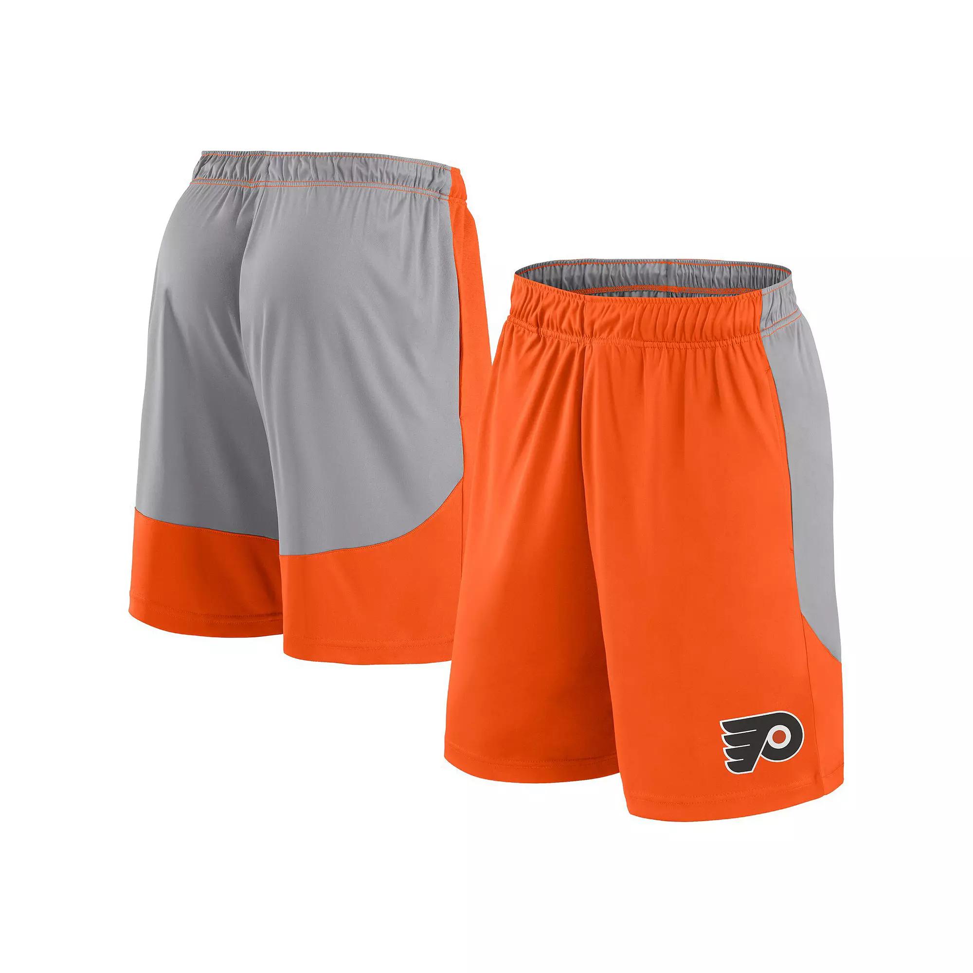 Men's Fanatics Orange Philadelphia Flyers Go Hard Shorts, Size: Small, Fly Orange Product Image