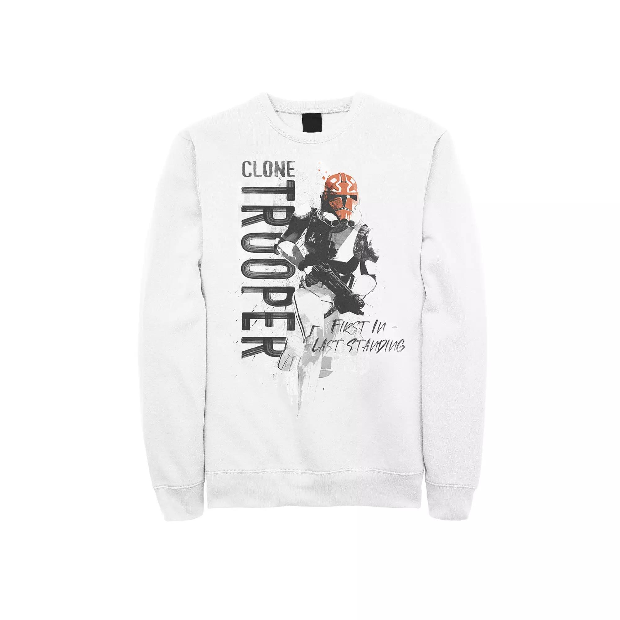 Men's Star Wars The Clone Wars Trooper Painted Sweatshirt,  Product Image