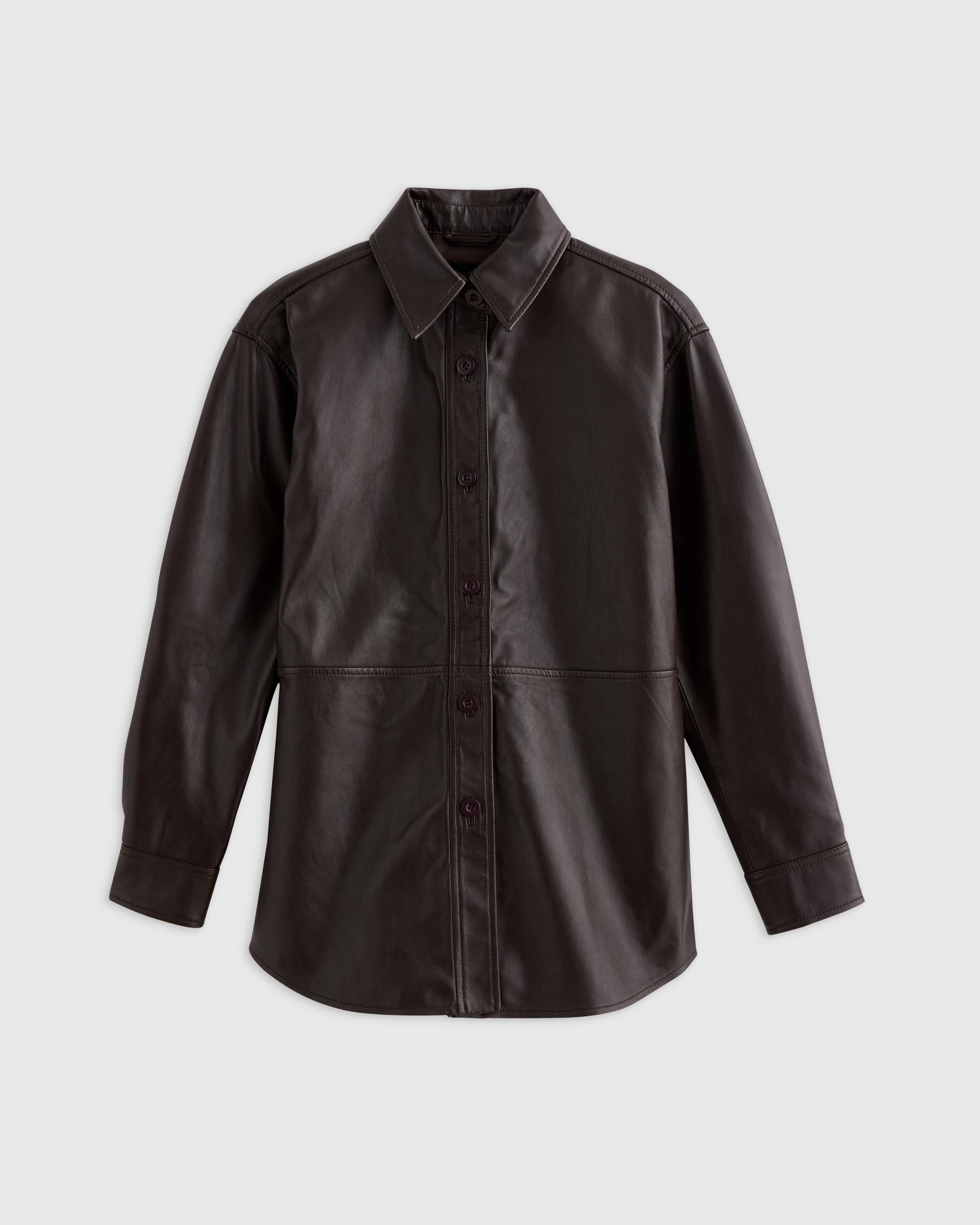 Quince | Women's Shirt Jacket Leather Product Image