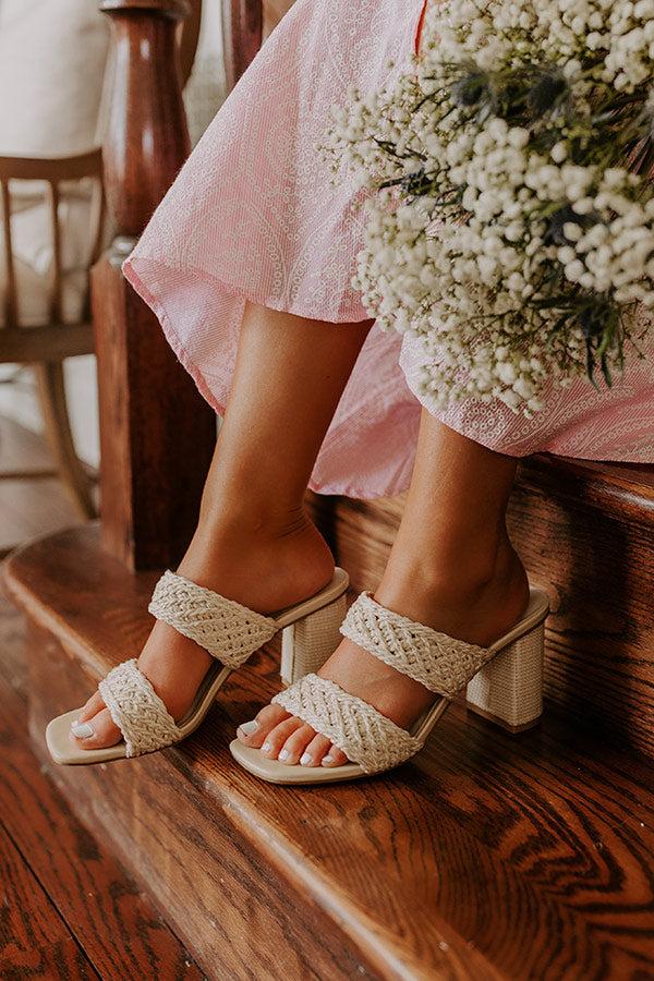 The Sloane Woven Heel Product Image