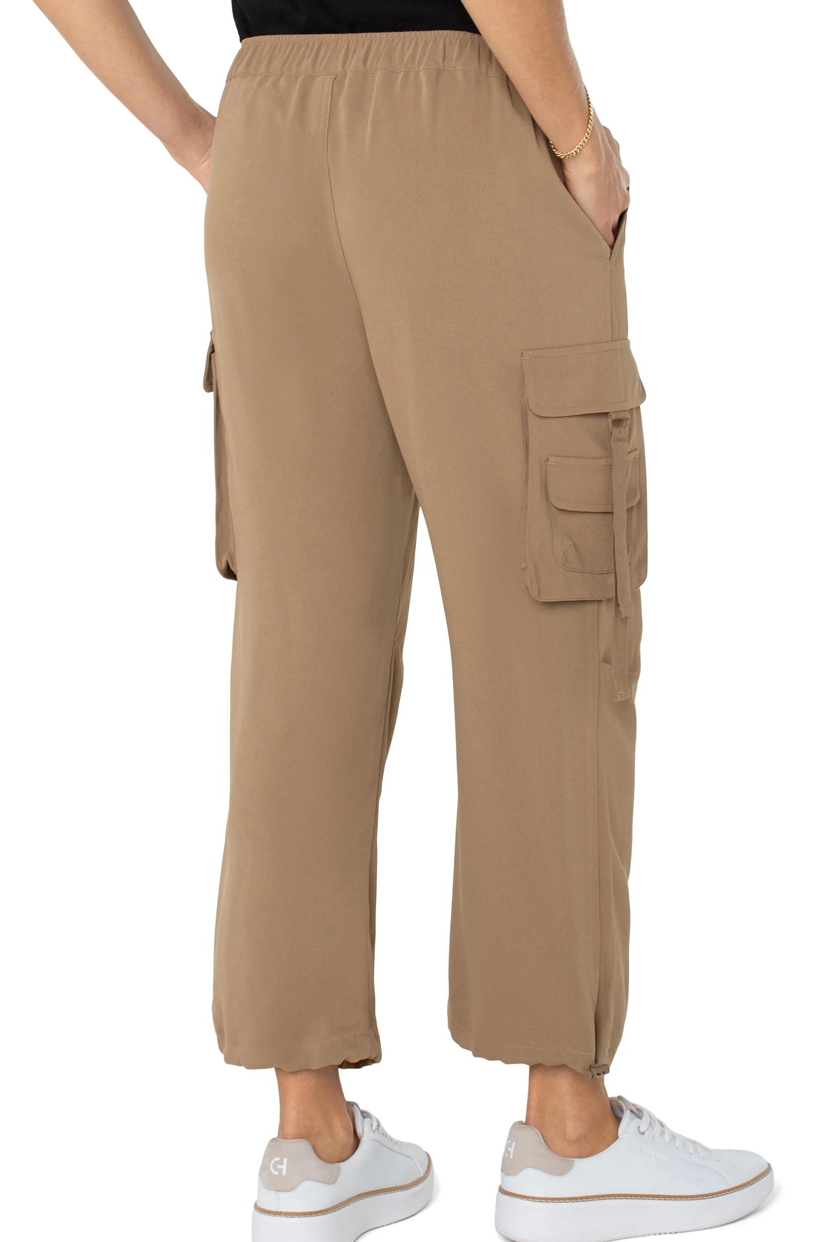 Cinch Hem Parachute Cargo Pants Product Image