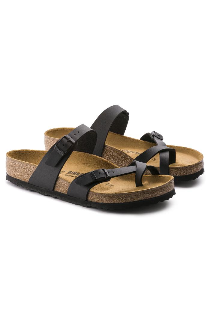 Birkenstock Mayari Birko-Flor Regular Width in Black Product Image