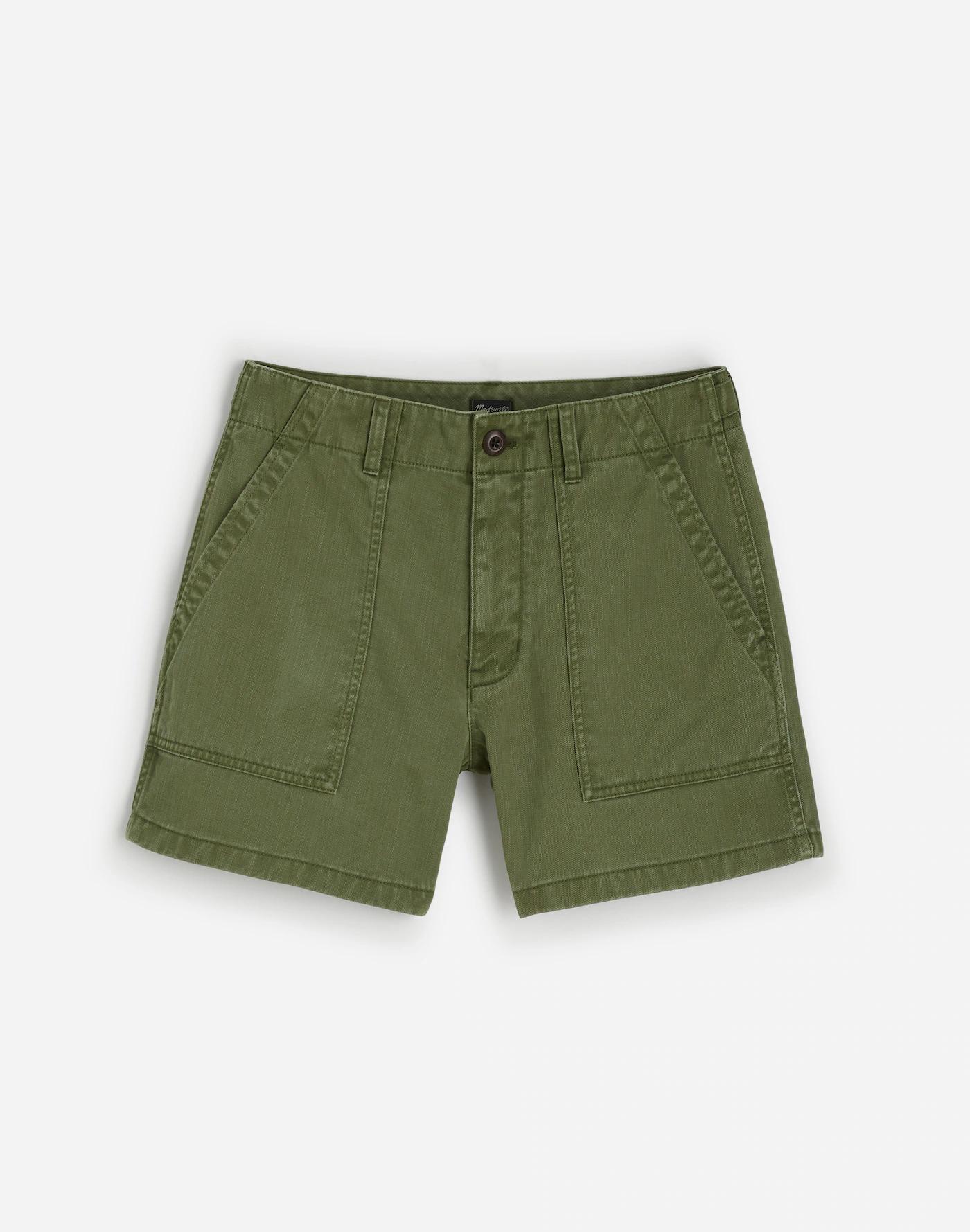 Fatigue Shorts in Garment-Dyed Cotton Twill Product Image