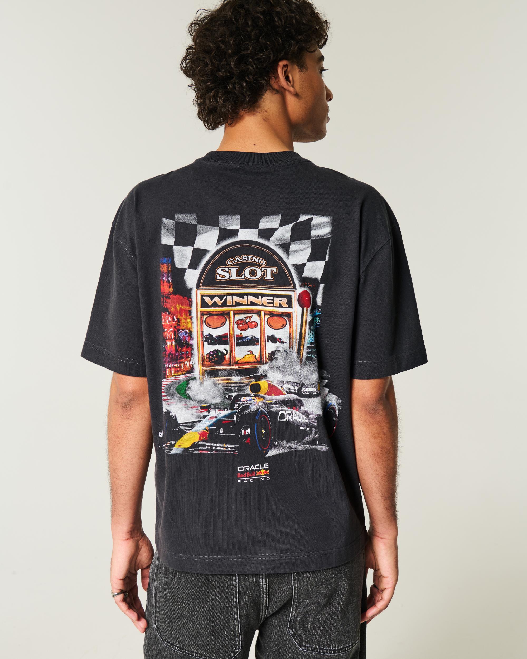 Boxy Heavyweight Oracle Red Bull Racing Graphic Tee Product Image