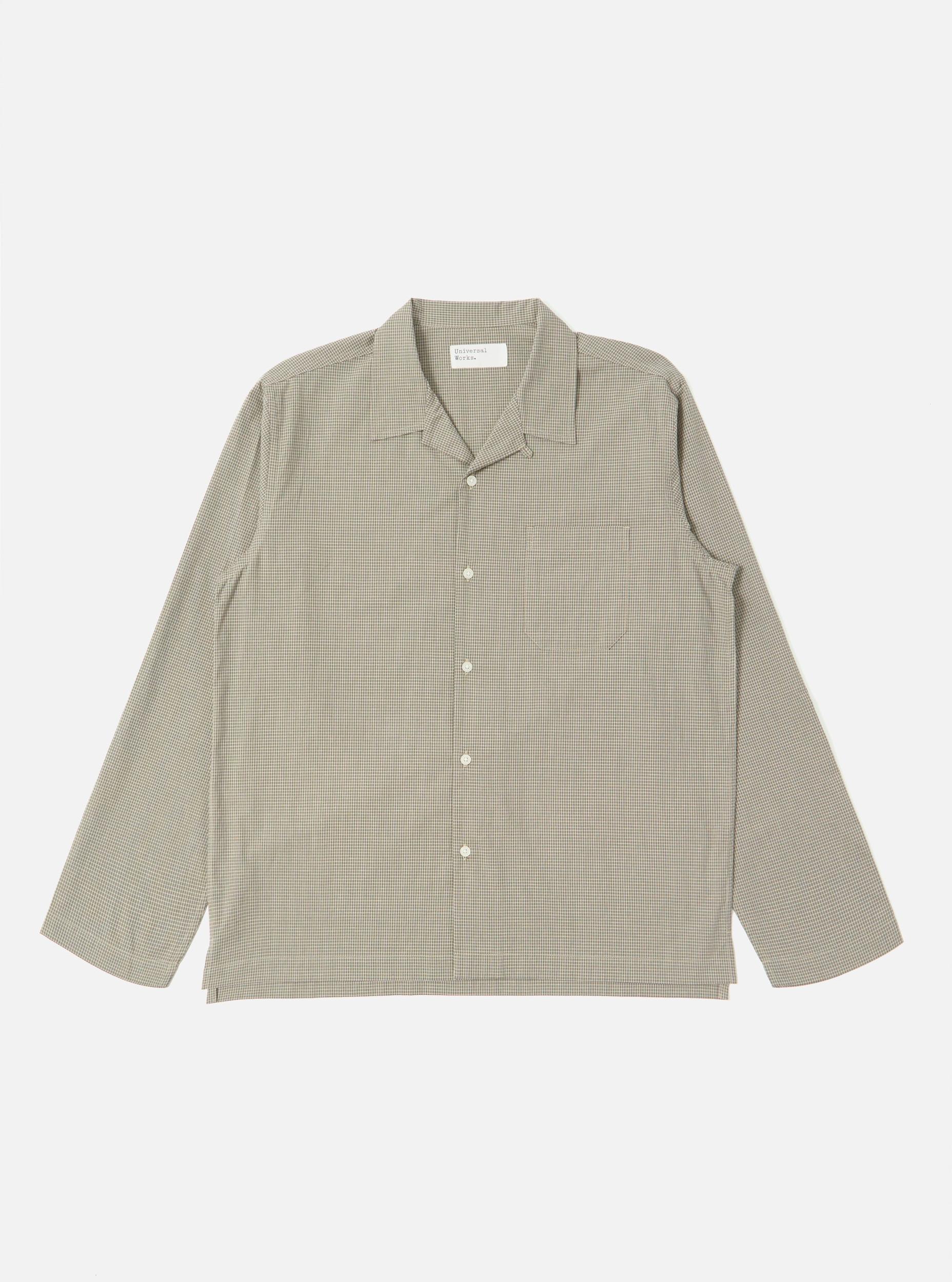 Green Tiny Check Long Pyjama Set Product Image