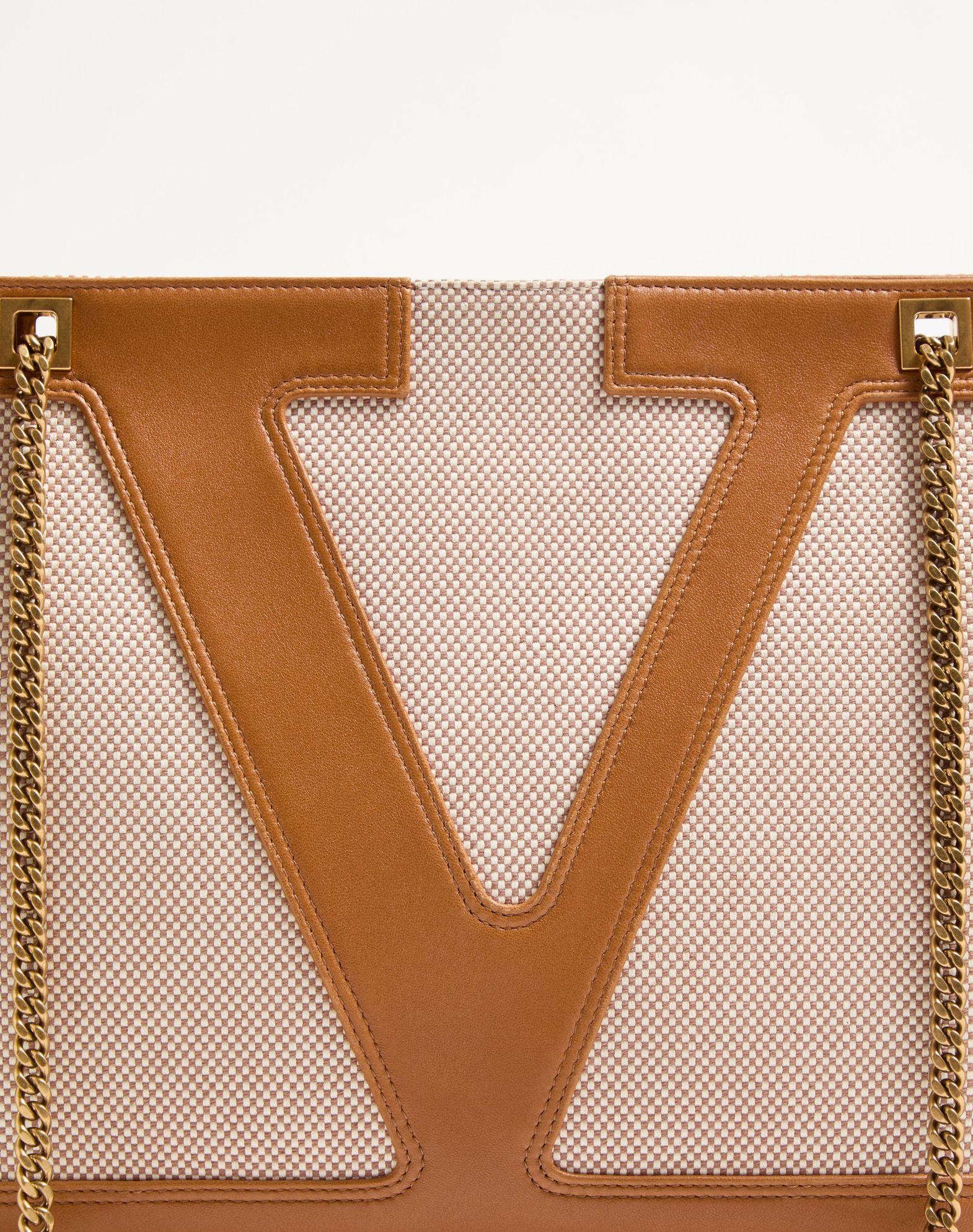 Valentino Garavani Viva Superstar Medium Canvas Shopping Bag Product Image