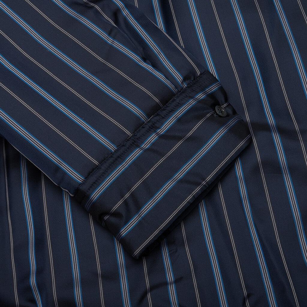 Padded Shirt - Navy Stripe Male Product Image