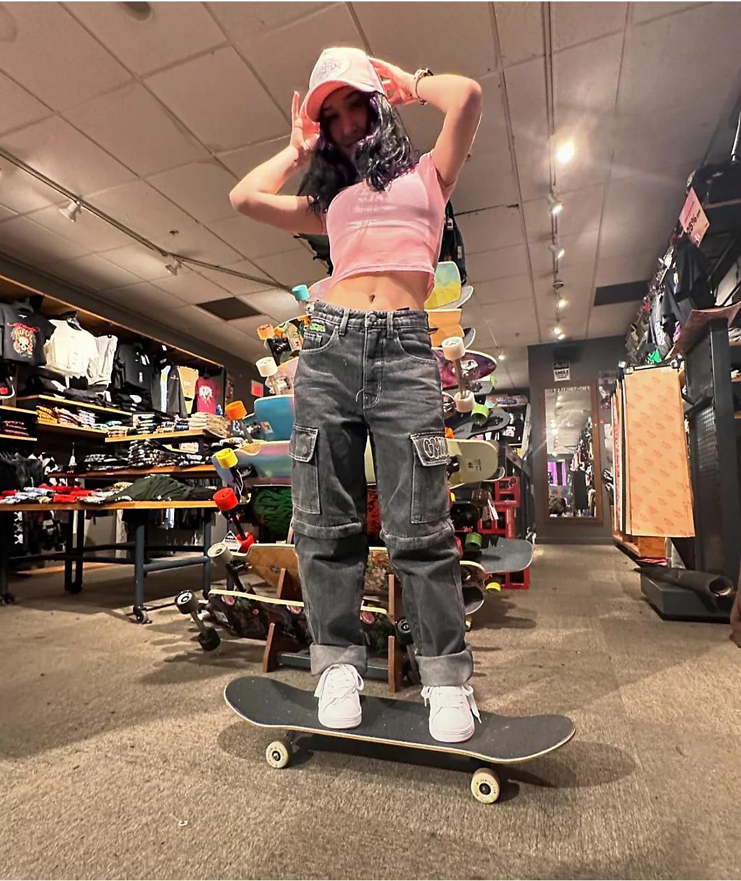 Ninth Hall Fundamental Shawnie Pink Wash Fitted Crop T-Shirt Product Image