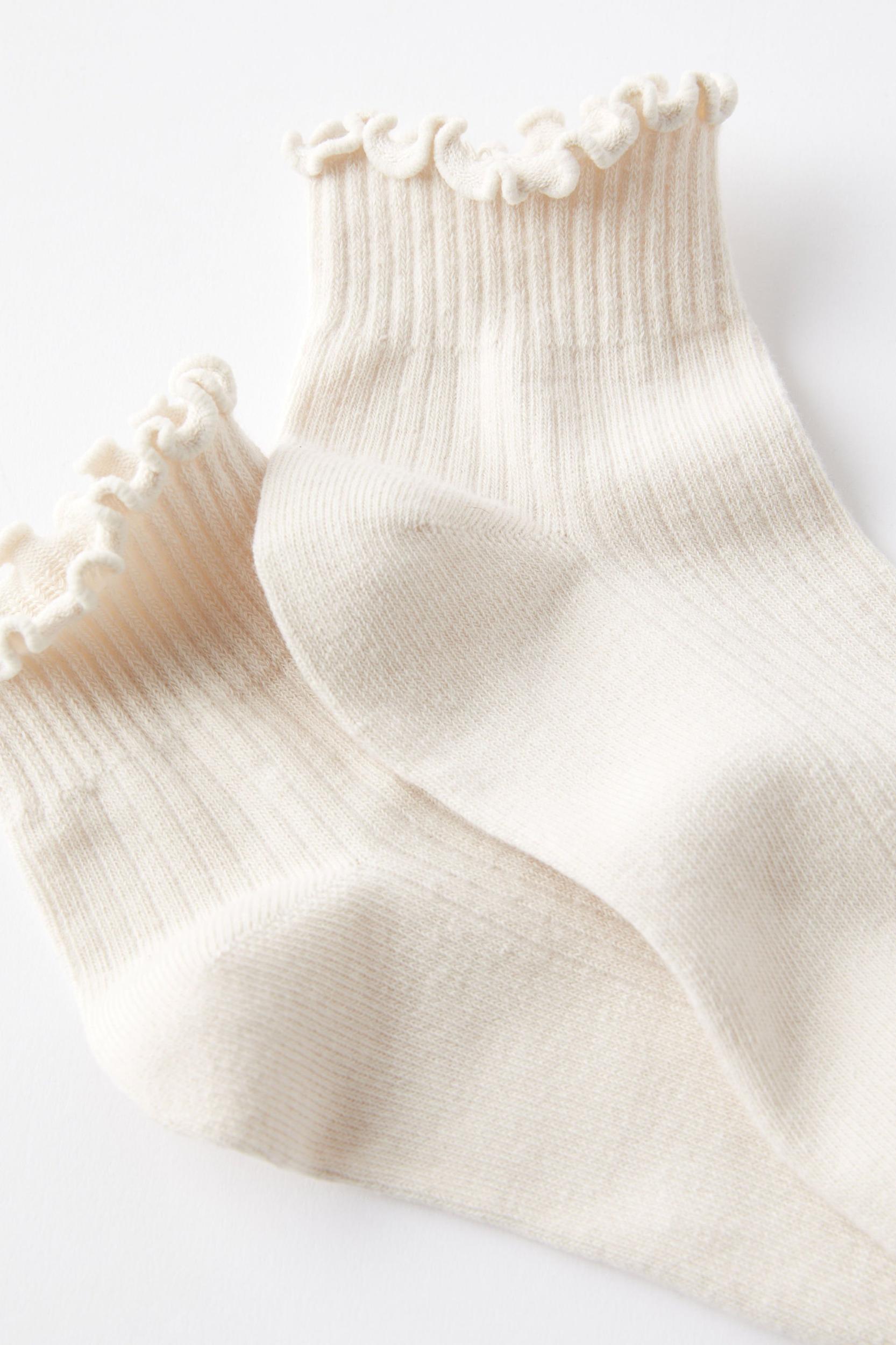 Frill Ribbed Ankle Sock Product Image