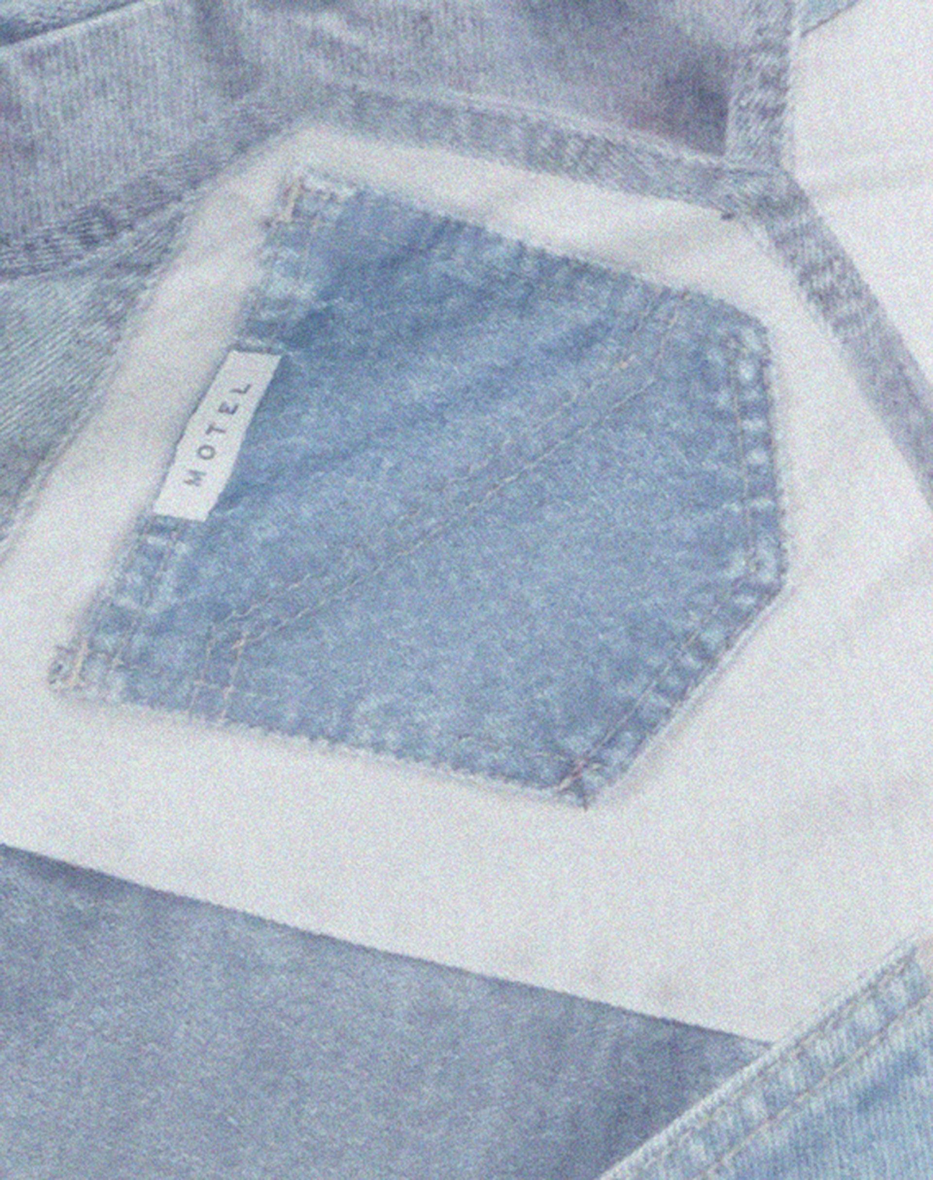 Adelia Mini Dress in Denim Pocket Product Image