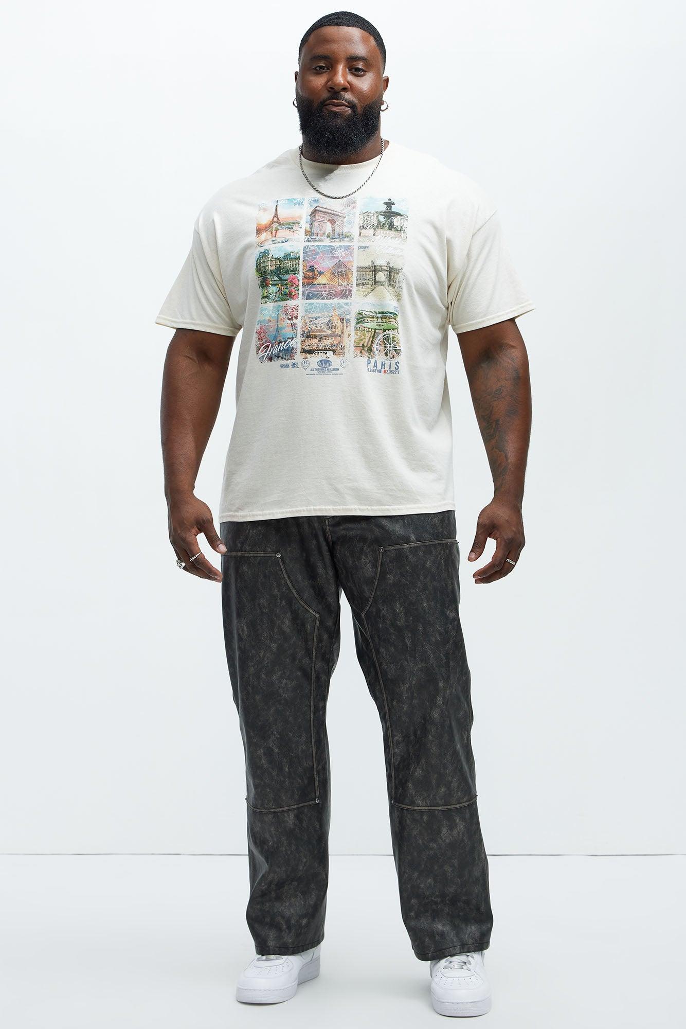 The City Of Love Short Sleeve Tee - Natural/Combo Product Image