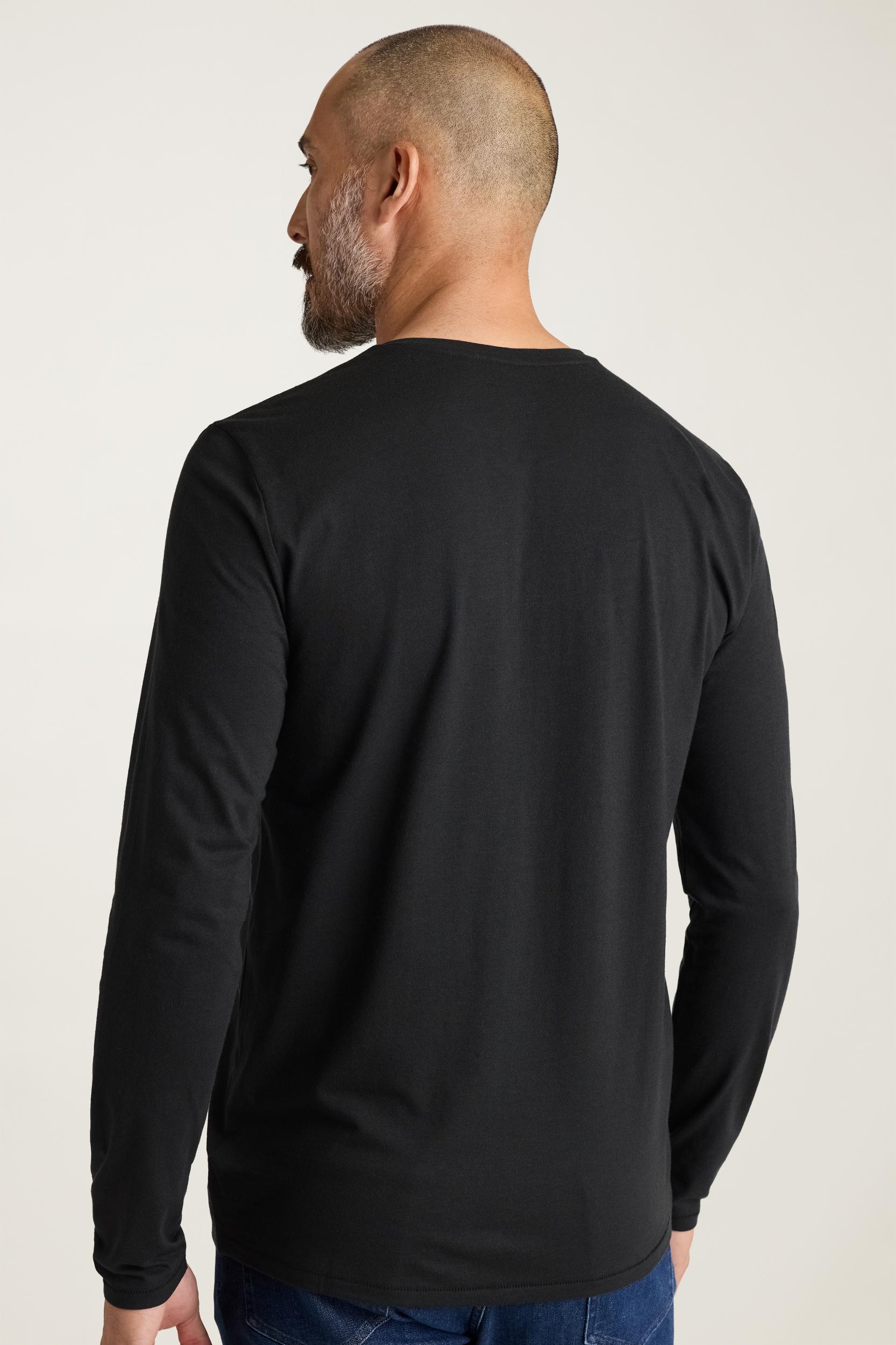 Pima Performance Long Sleeve Henley Product Image