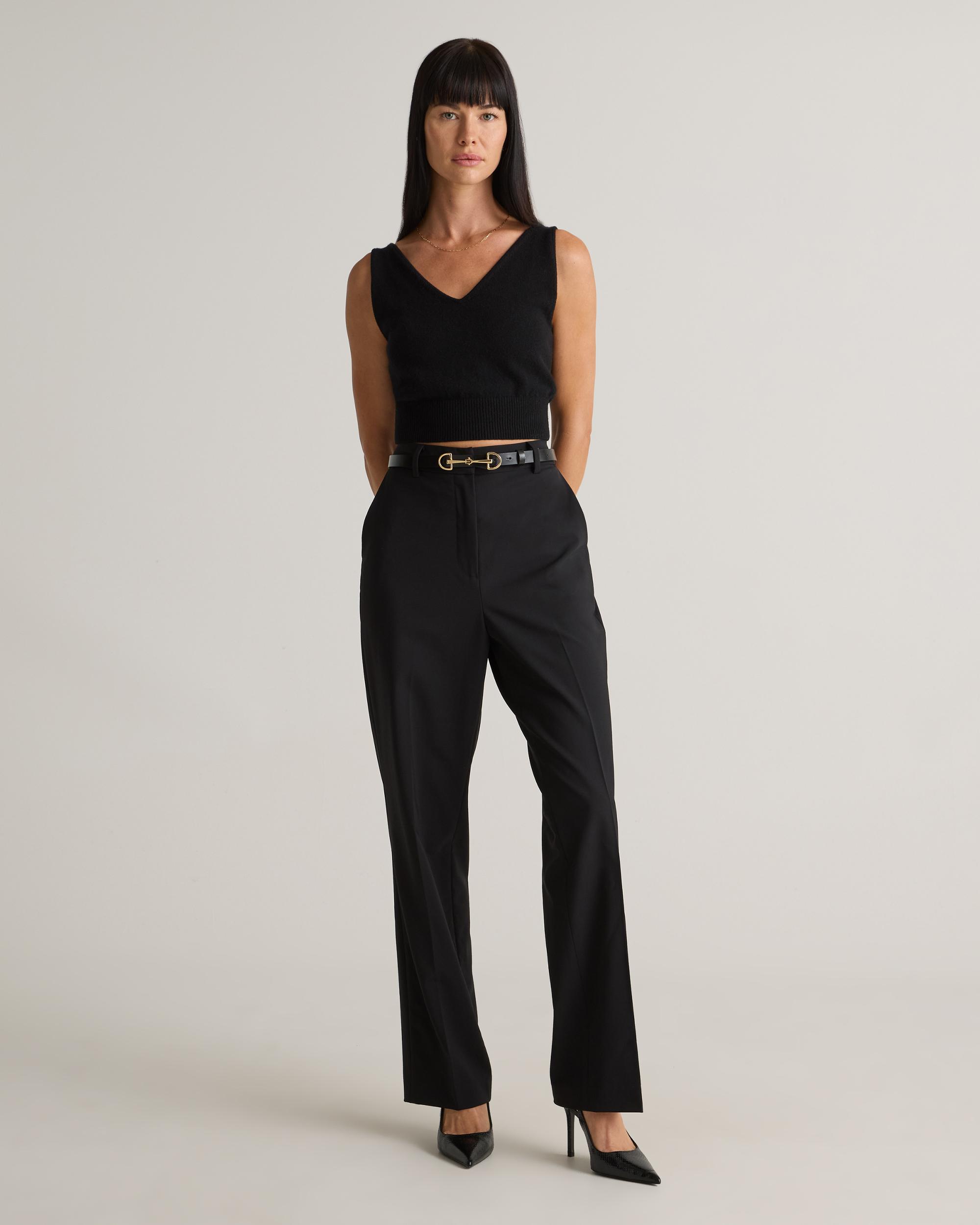 Quince | Women's Italian Wool Straight Leg Pants Product Image