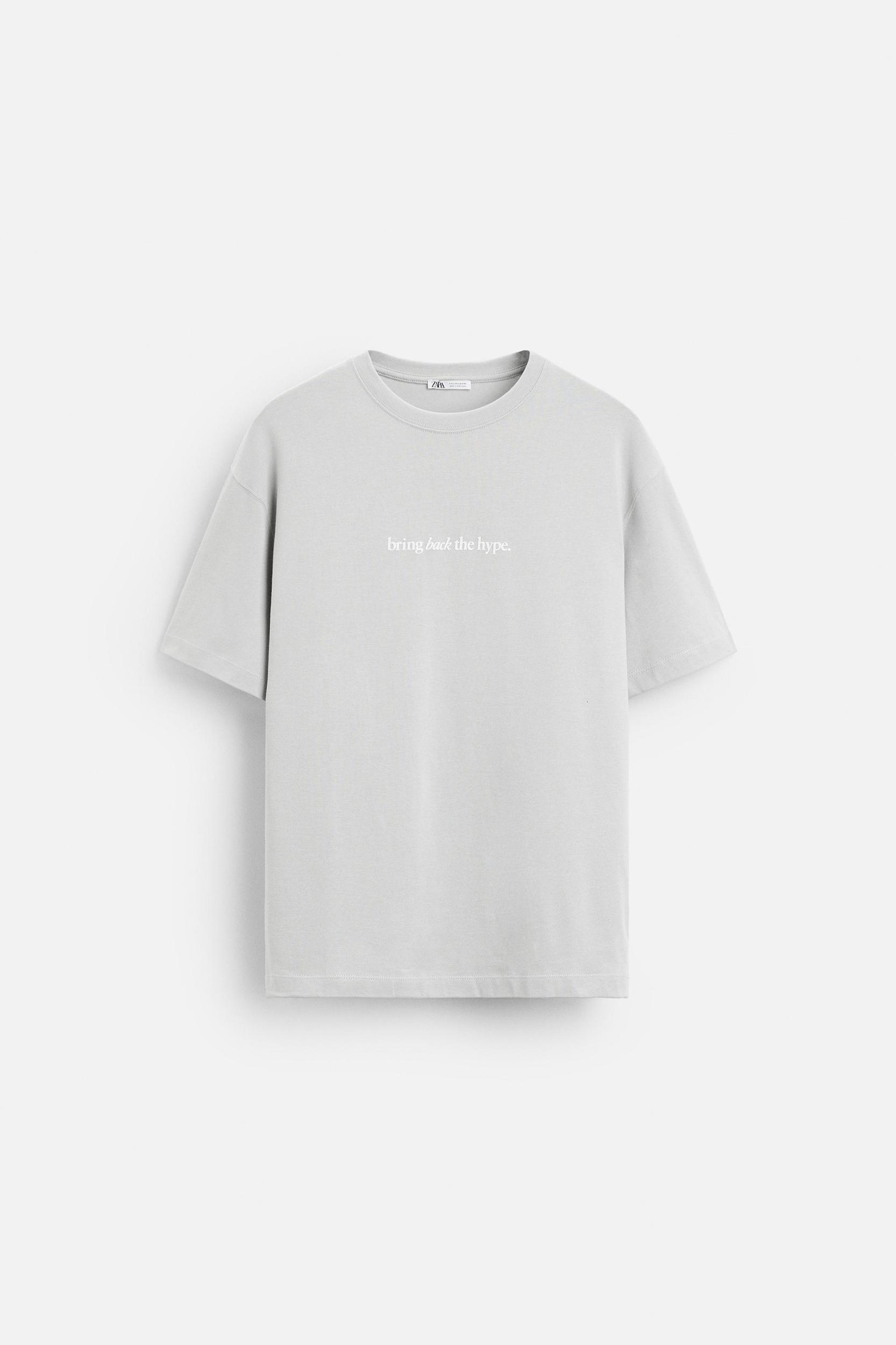 PRINTED TEXT T-SHIRT Product Image