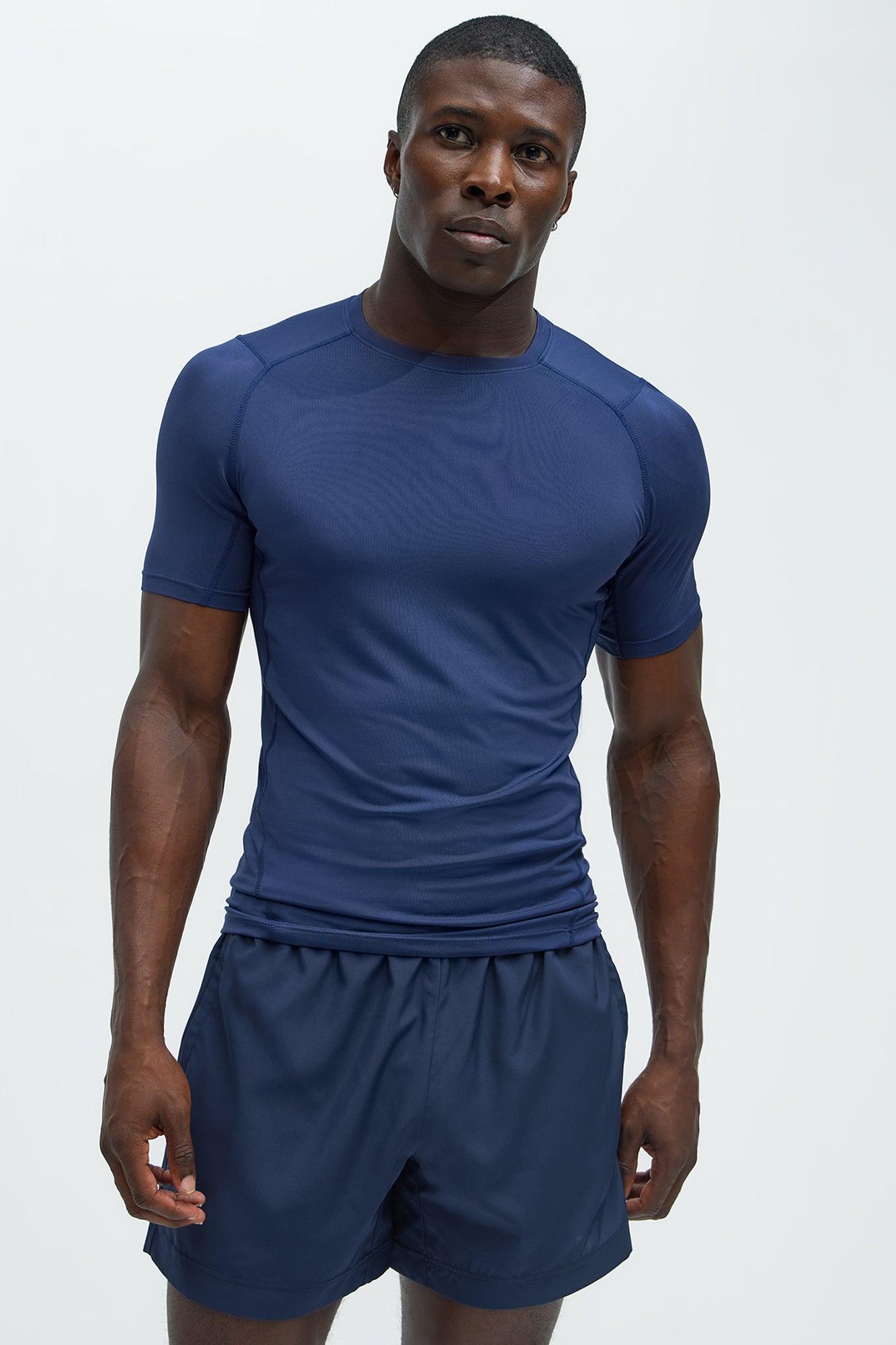 Vital Compression Tee - Blue Product Image