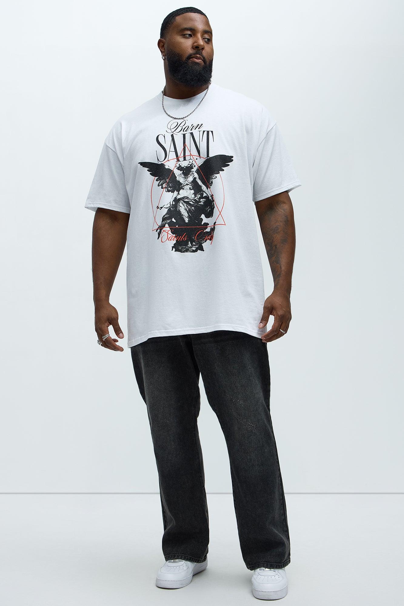 Born Saint Short Sleeve Tee - White Product Image