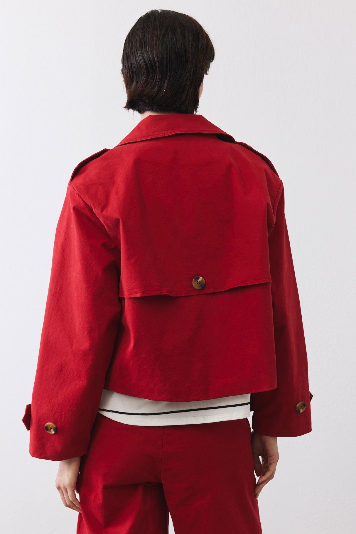 The Modern Cropped Trench Product Image