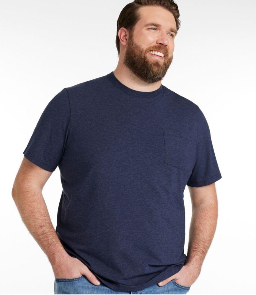 Men's Comfort Stretch Performance® Pima Pocket Tee, Short-Sleeve Product Image