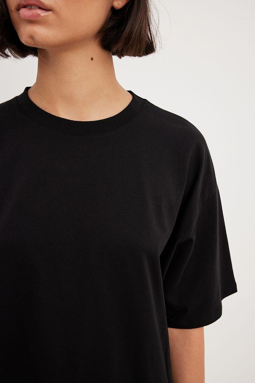 Round Neck Oversized Tee Product Image