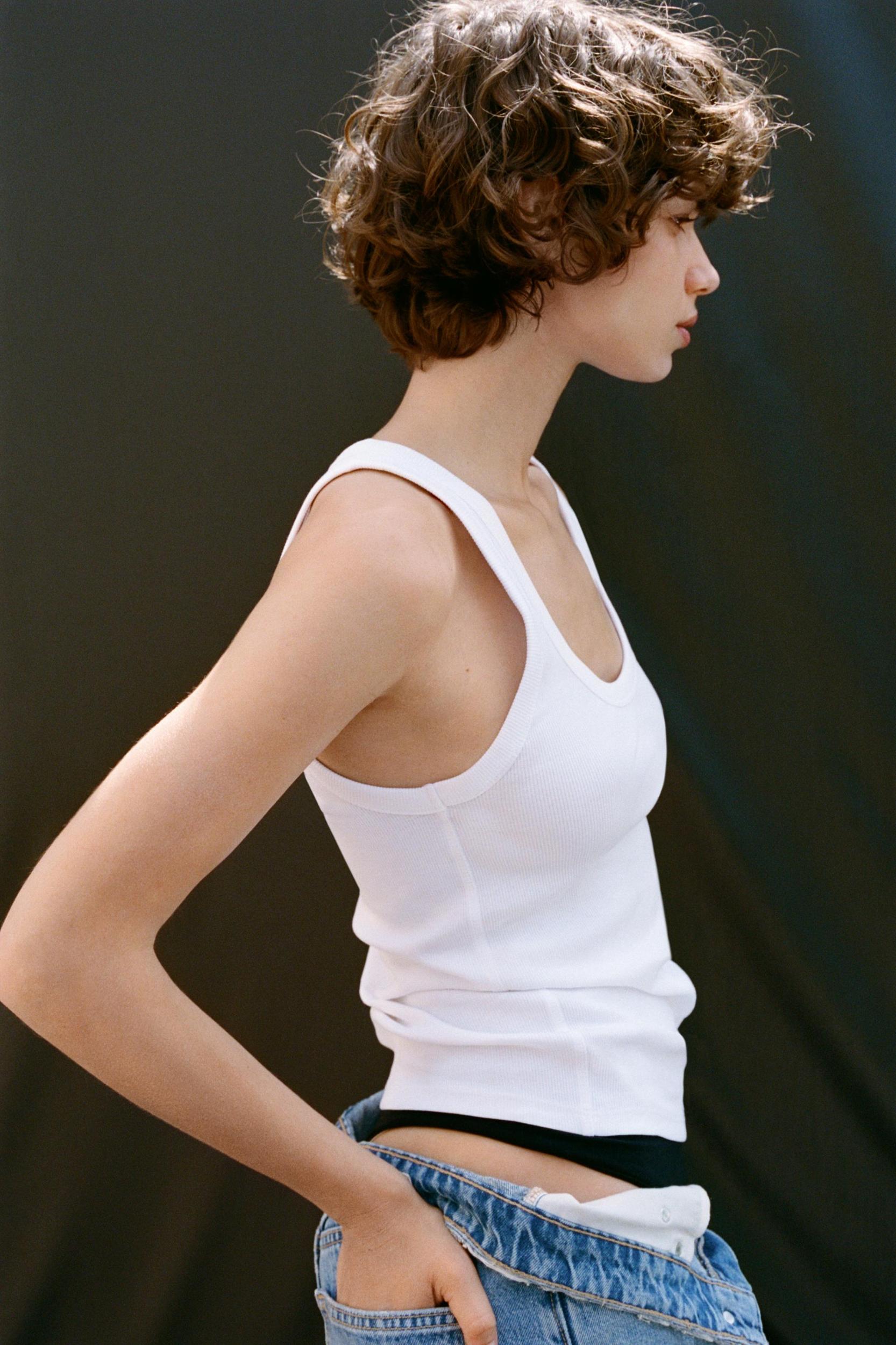 STRAPPY RIB TOP Product Image
