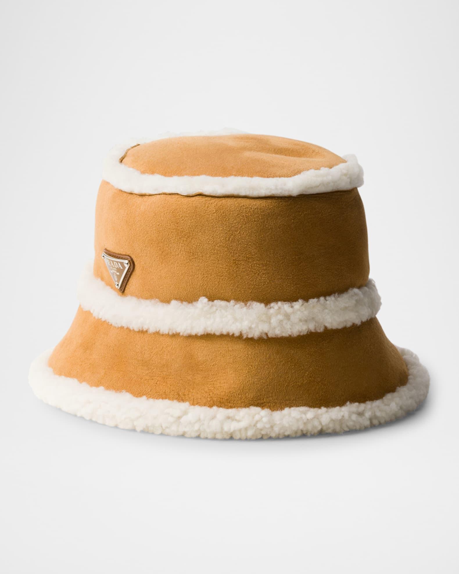 Men's Lamb Shearling Bucket Hat Product Image