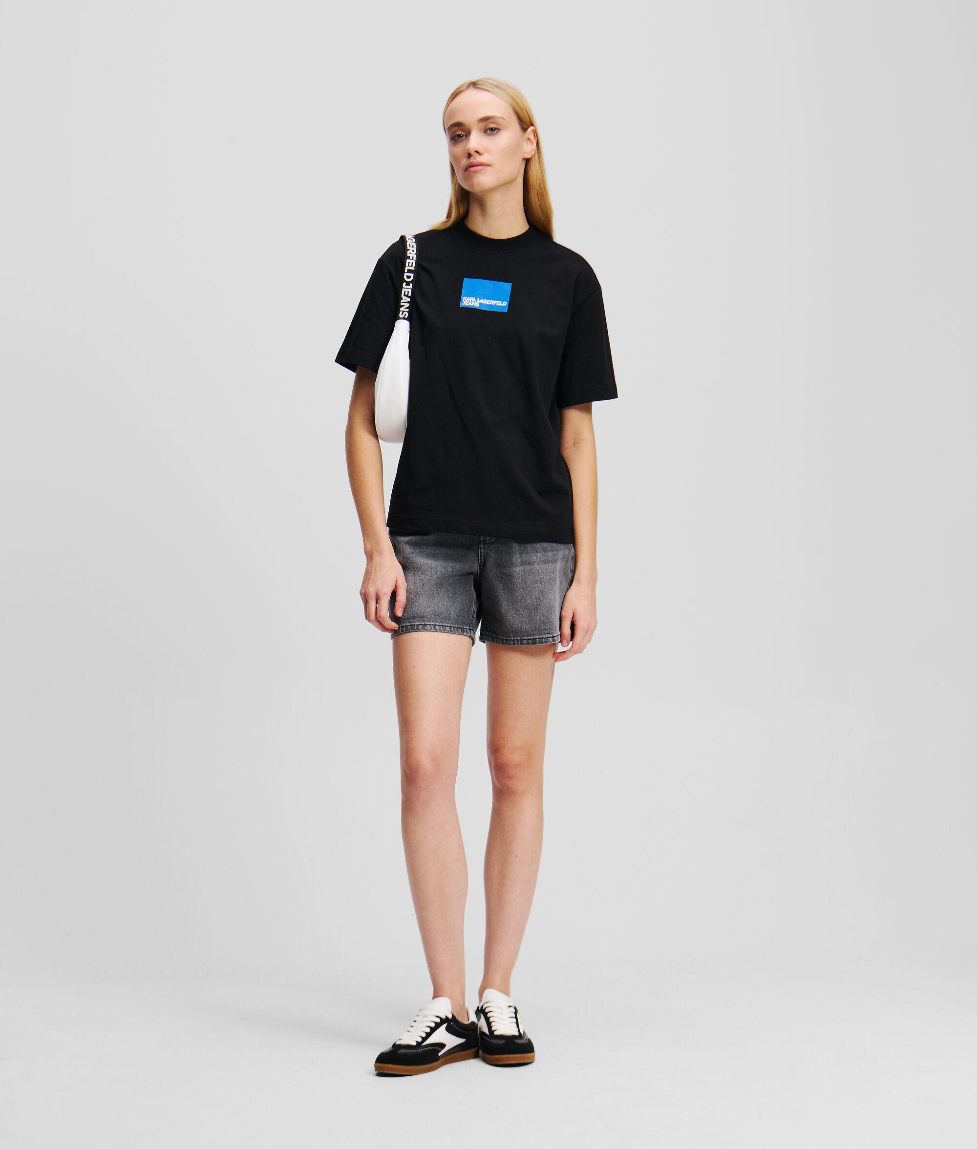 HIGH-RISE DENIM SHORTS Product Image