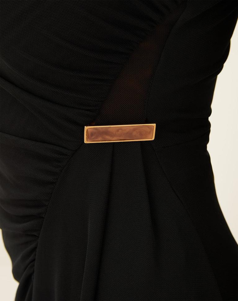 Dana Long Dress - Black Product Image