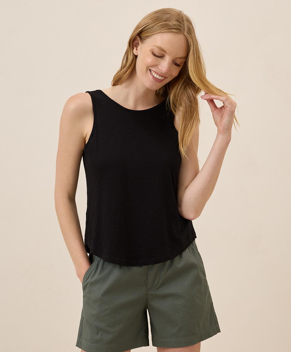 Womens Featherweight Slub Reversible Tank S Product Image