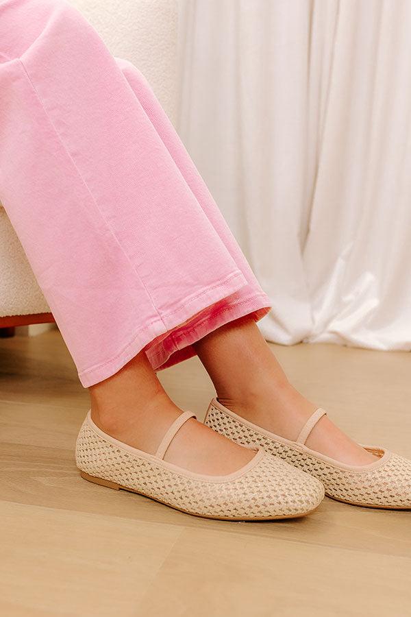 The Aurora Raffia Woven Flats Product Image