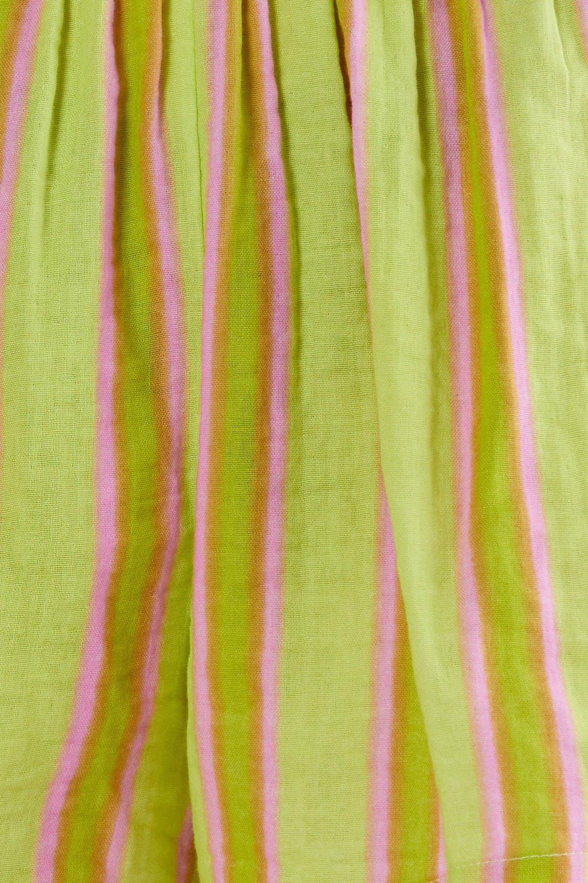 Cotton Gauze Stripe Shorts Product Image