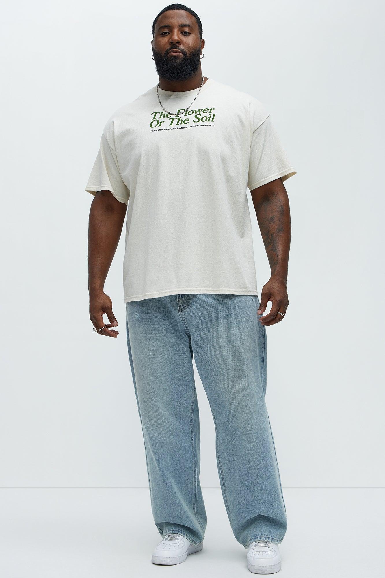 The Flower Short Sleeve Tee - Natural/Combo Product Image