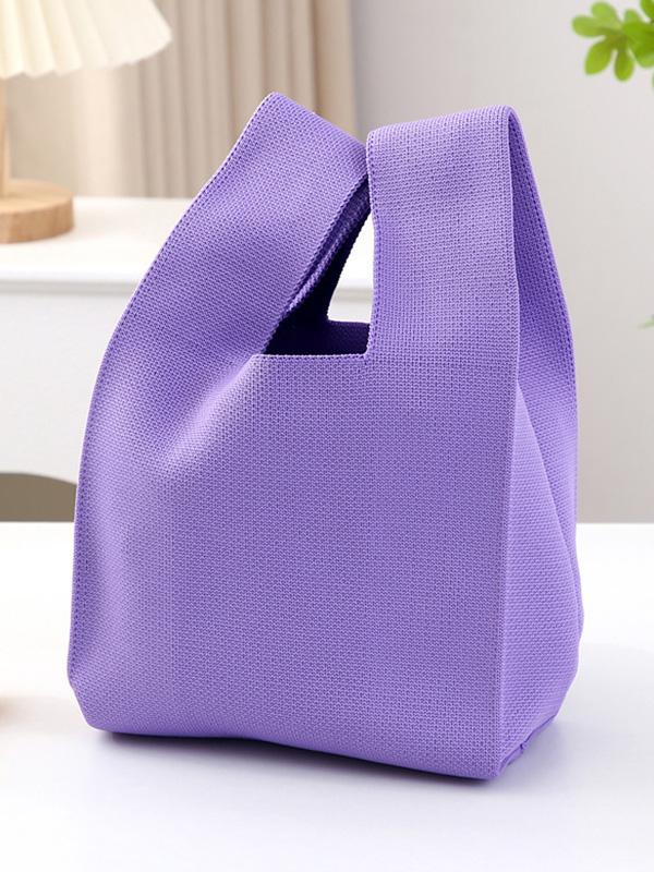 Geometric Solid Color Handbags Product Image