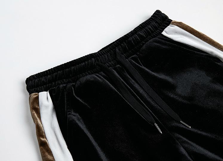 RT No. 3208 VELVET WIDE STRIPE PANTS Product Image