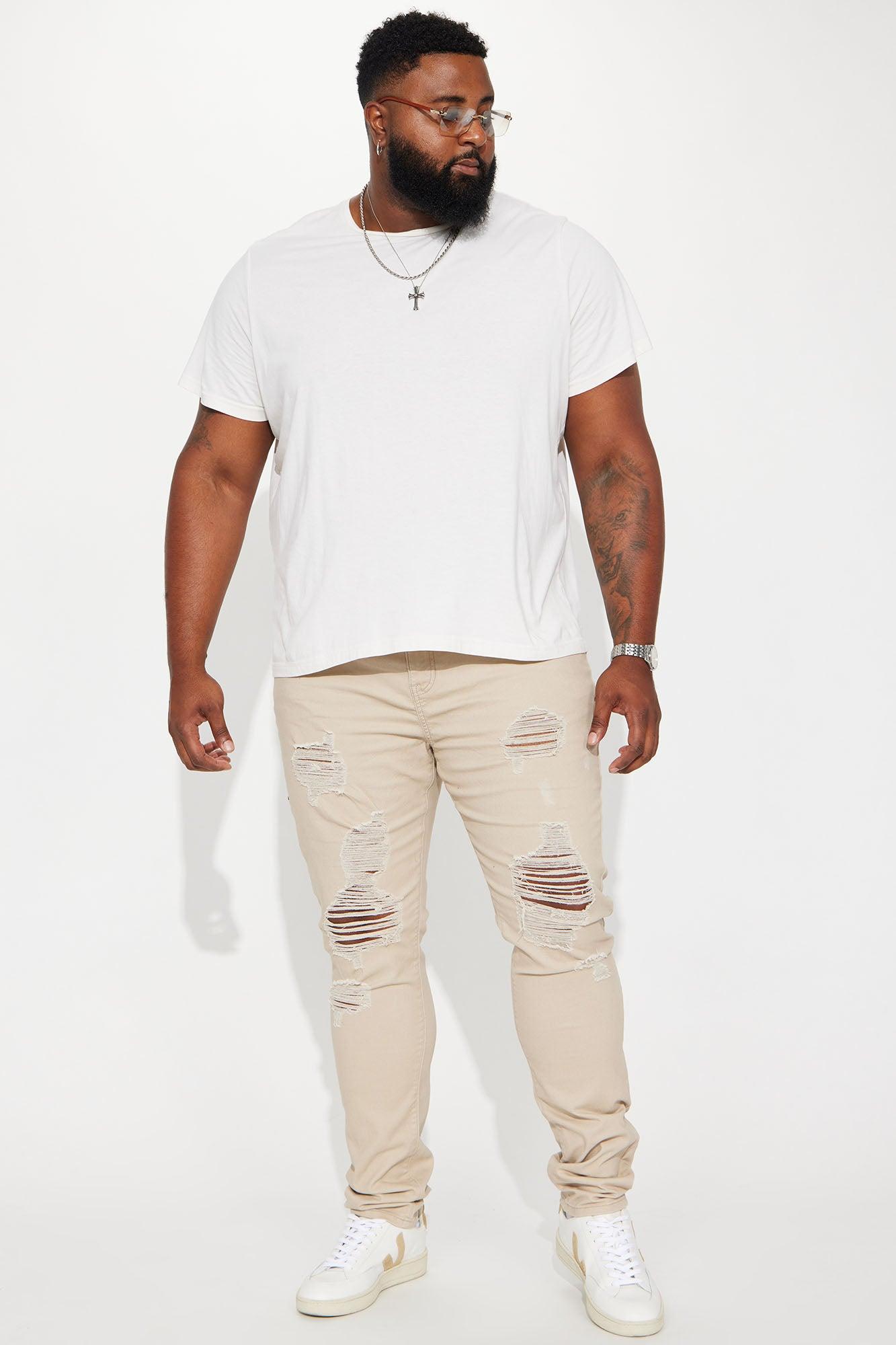 Coming Home Stacked Skinny Pants - Tan Product Image