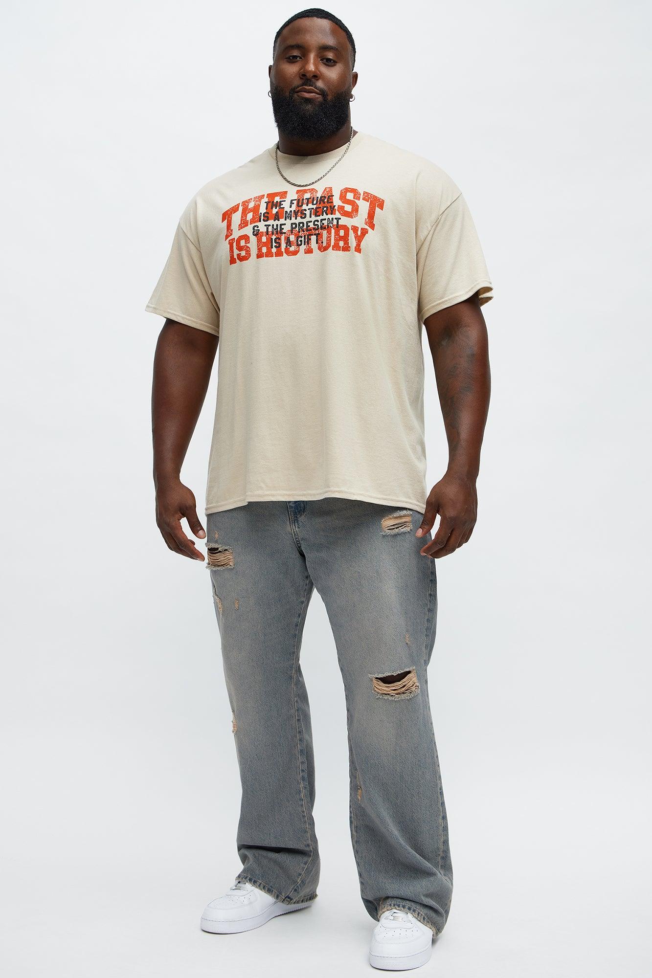 The Past The Future Short Sleeve Tee - Sand Male Product Image